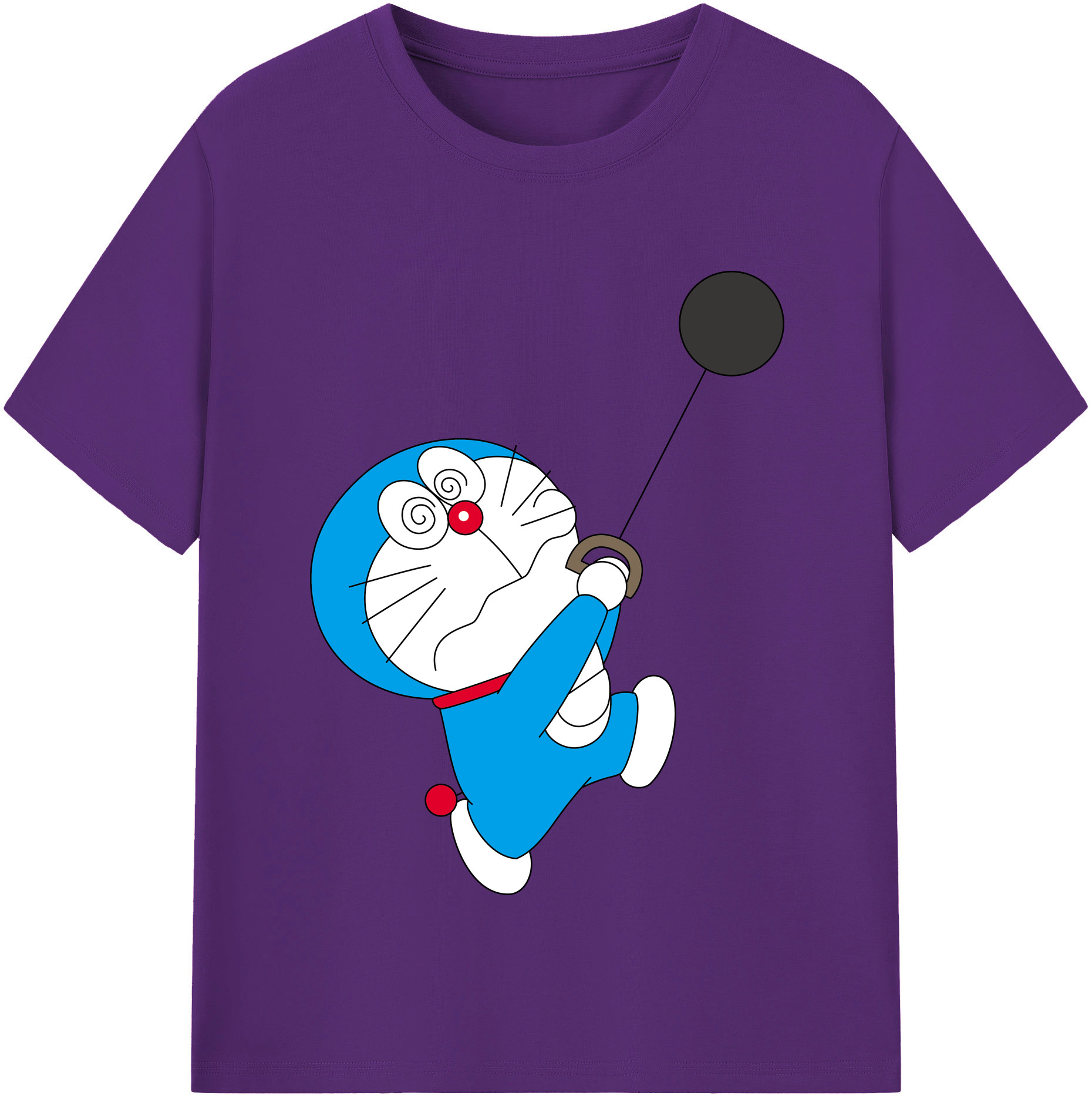 （画像用） ドラえもん Doraemon 綿100％半袖Tシャツ（フロントプリント）
