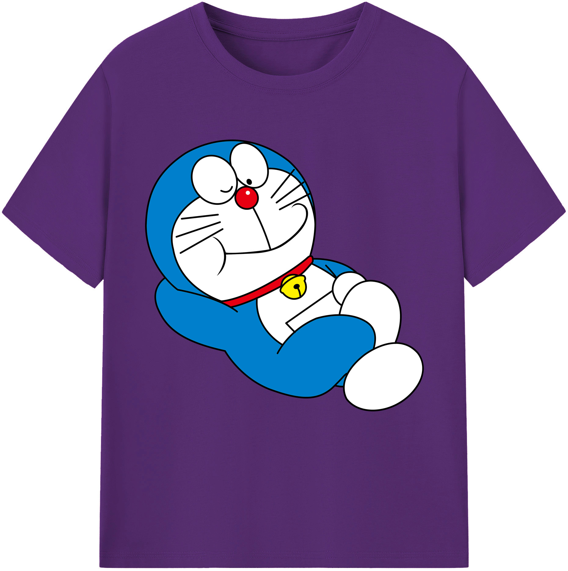 （画像用） ドラえもん Doraemon 綿100％半袖Tシャツ（フロントプリント）