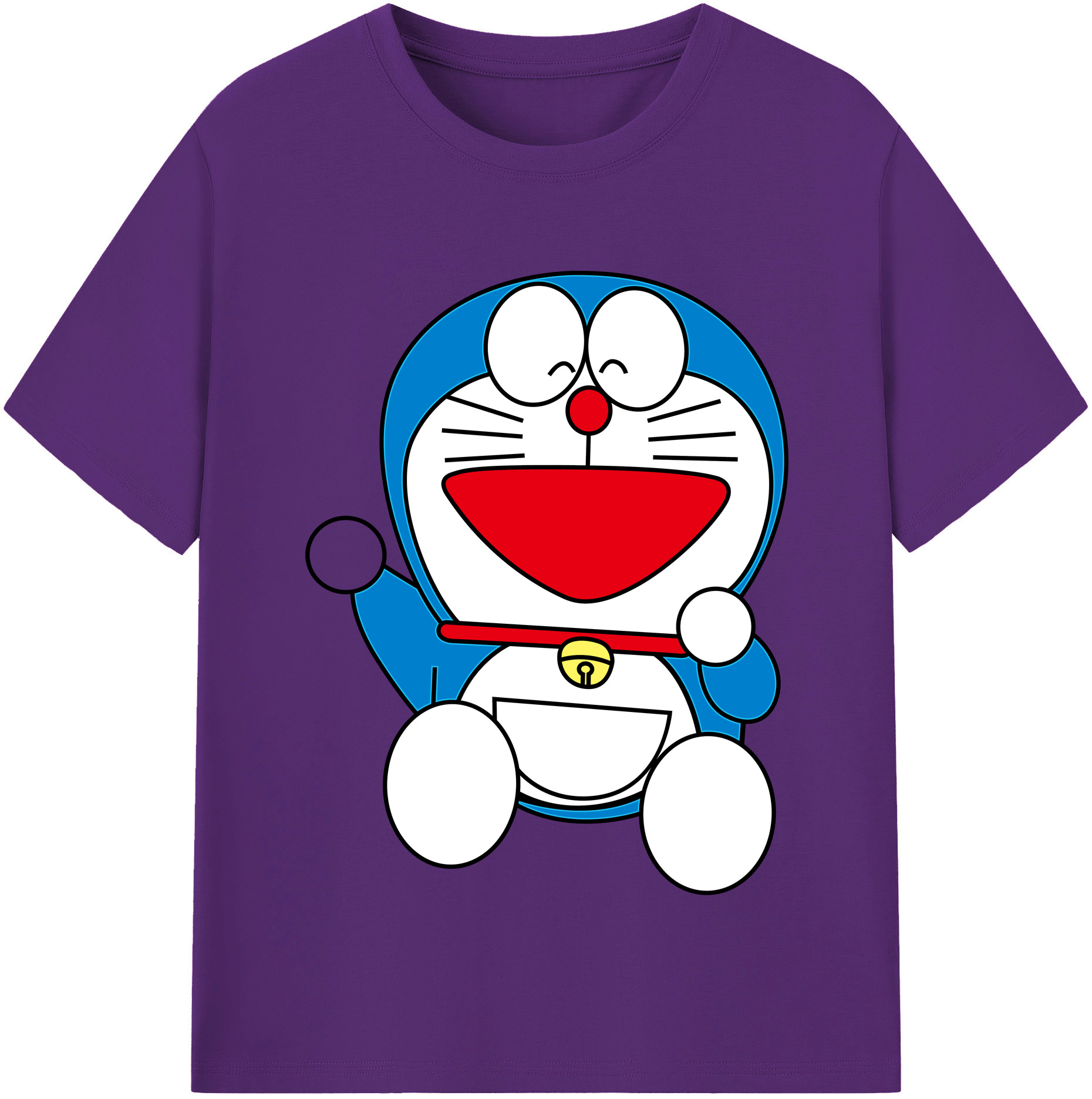 （画像用） ドラえもん Doraemon 綿100％半袖Tシャツ（フロントプリント）