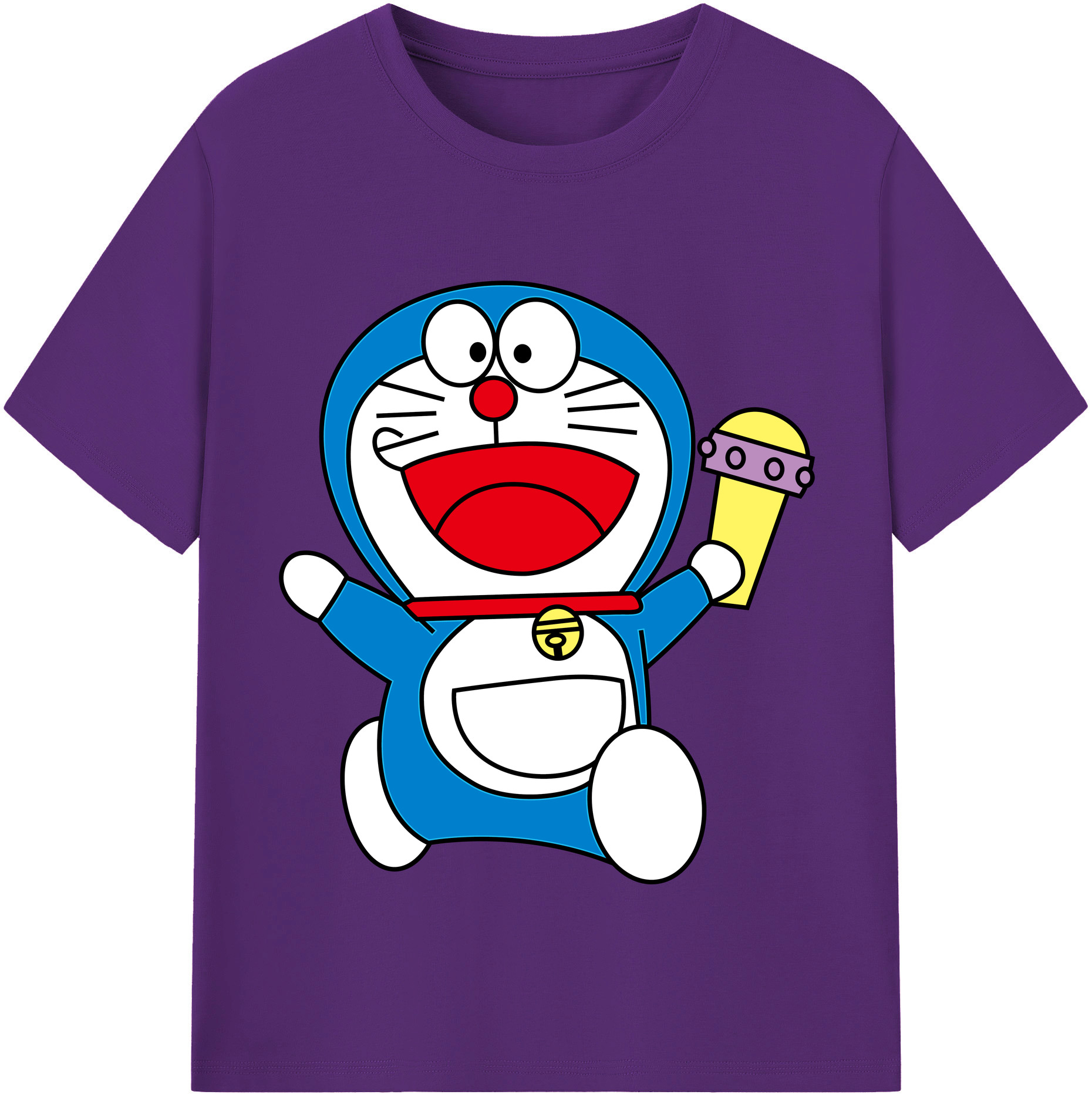 （画像用） ドラえもん Doraemon 綿100％半袖Tシャツ（フロントプリント）