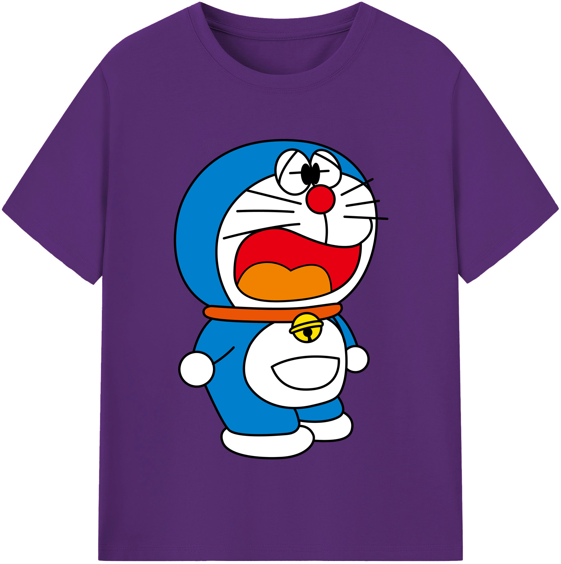 （画像用） ドラえもん Doraemon 綿100％半袖Tシャツ（フロントプリント）