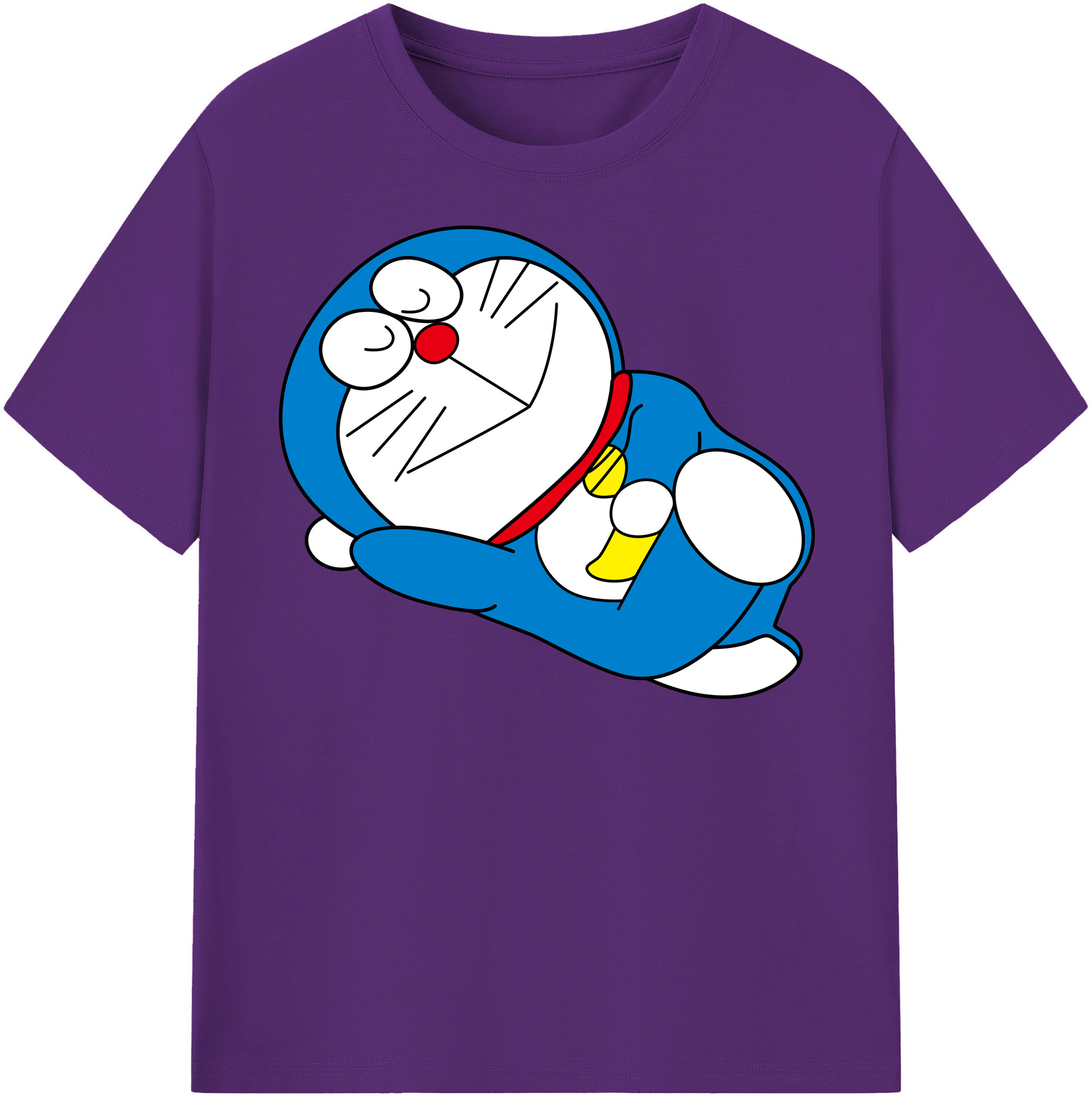 （画像用） ドラえもん Doraemon 綿100％半袖Tシャツ（フロントプリント）