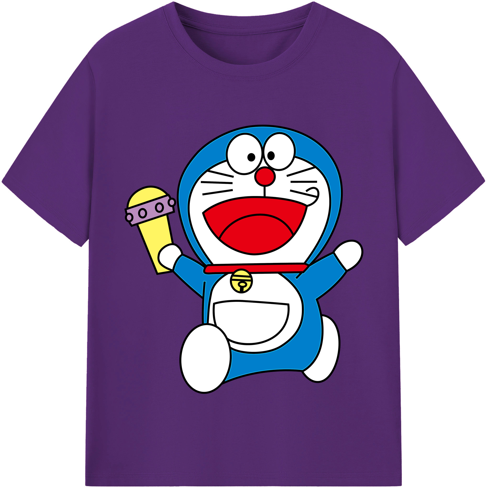 （画像用） ドラえもん Doraemon 綿100％半袖Tシャツ（フロントプリント）