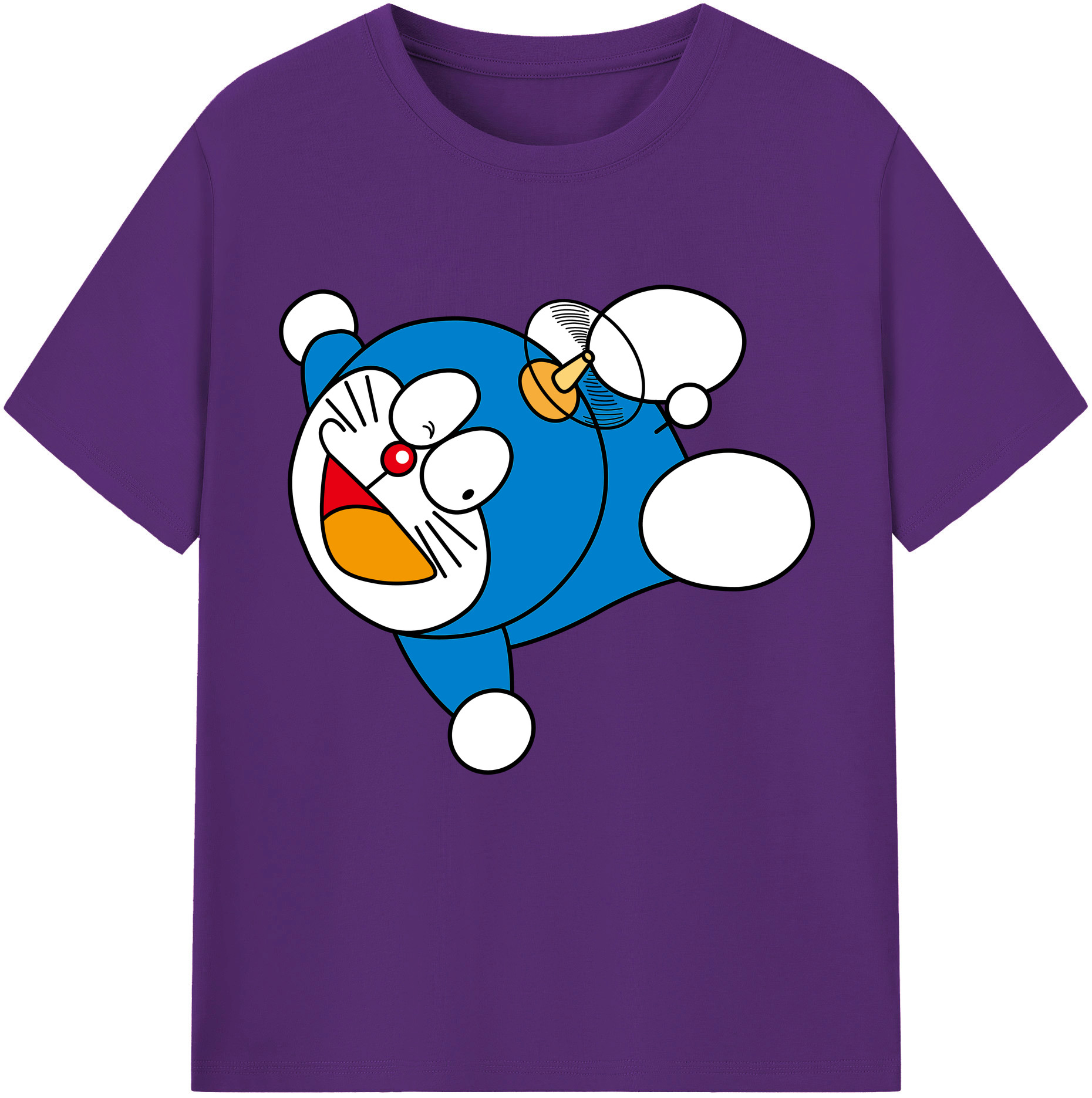（画像用） ドラえもん Doraemon 綿100％半袖Tシャツ（フロントプリント）