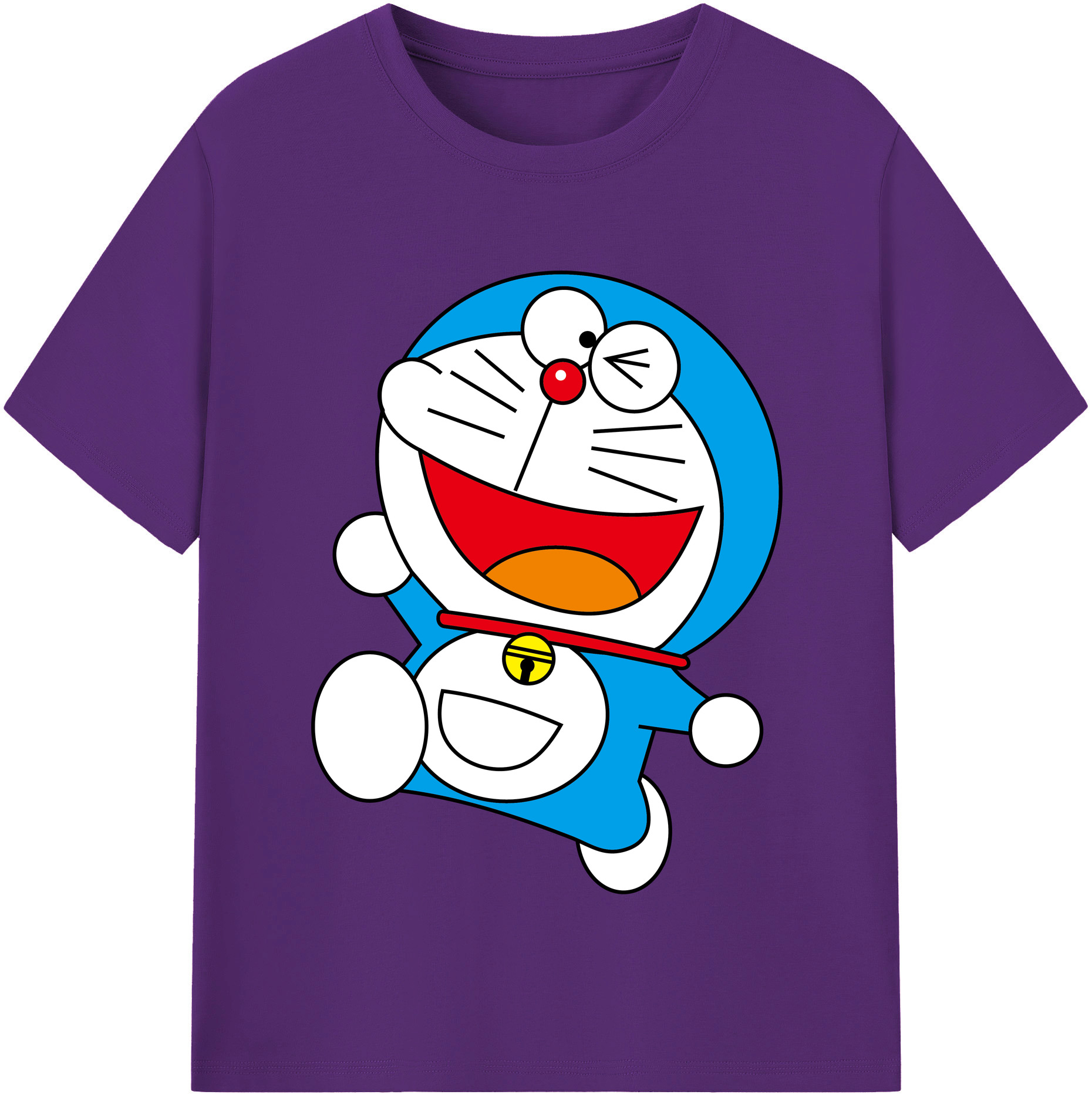 （画像用） ドラえもん Doraemon 綿100％半袖Tシャツ（フロントプリント）