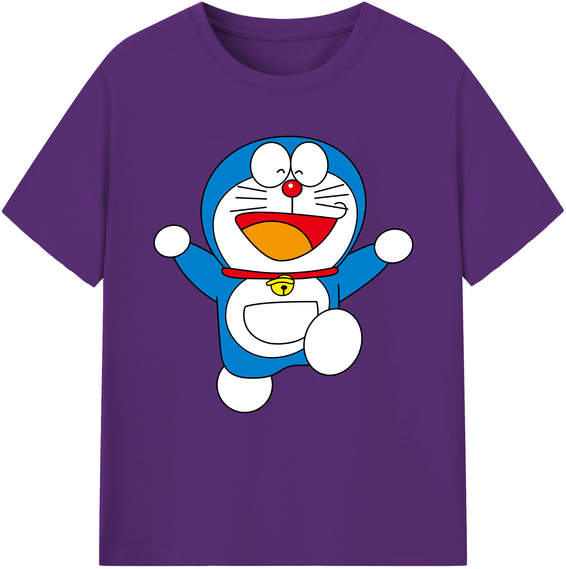 （画像用） ドラえもん Doraemon 綿100％半袖Tシャツ（フロントプリント）