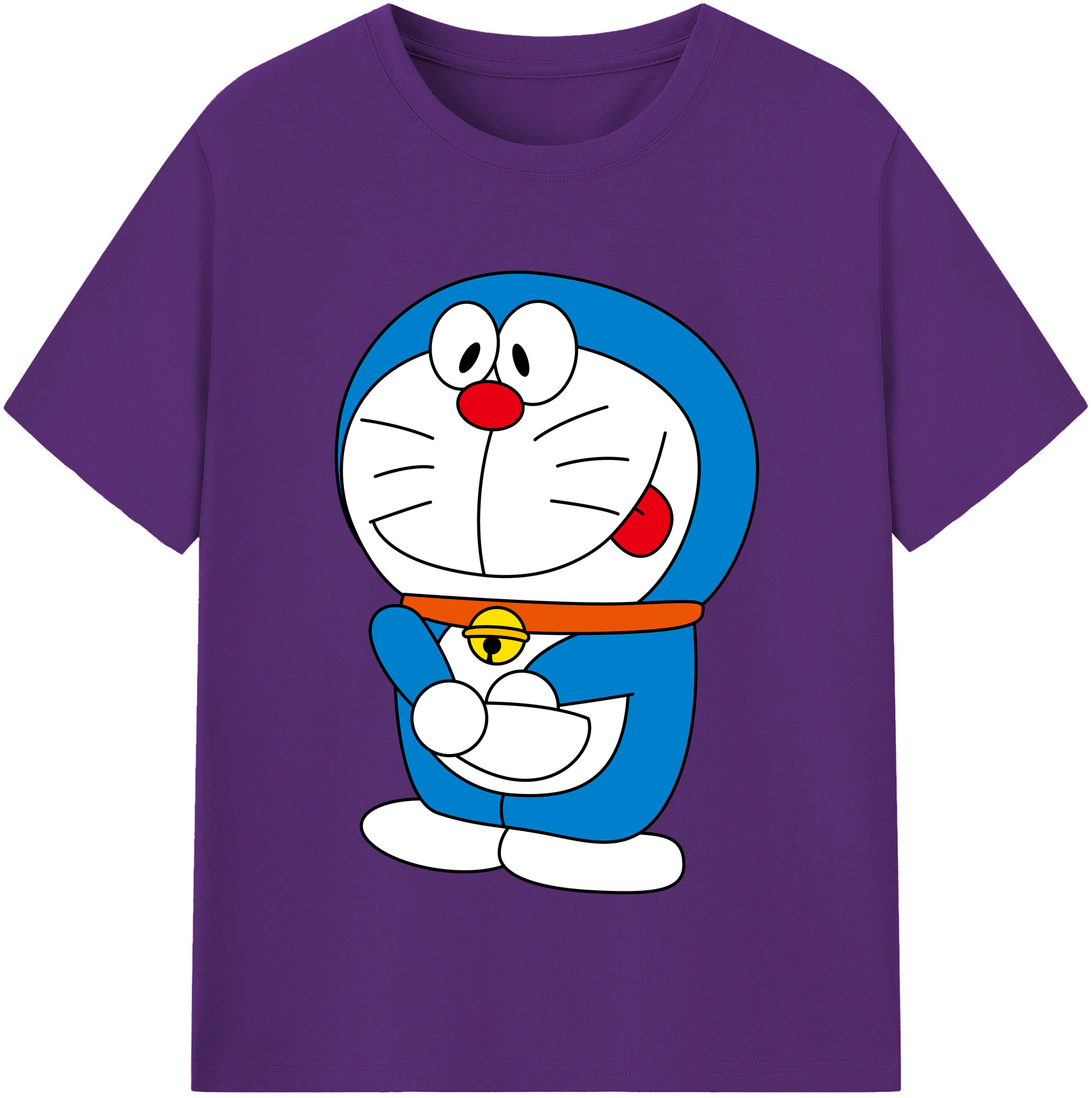 （画像用） ドラえもん Doraemon 綿100％半袖Tシャツ（フロントプリント）