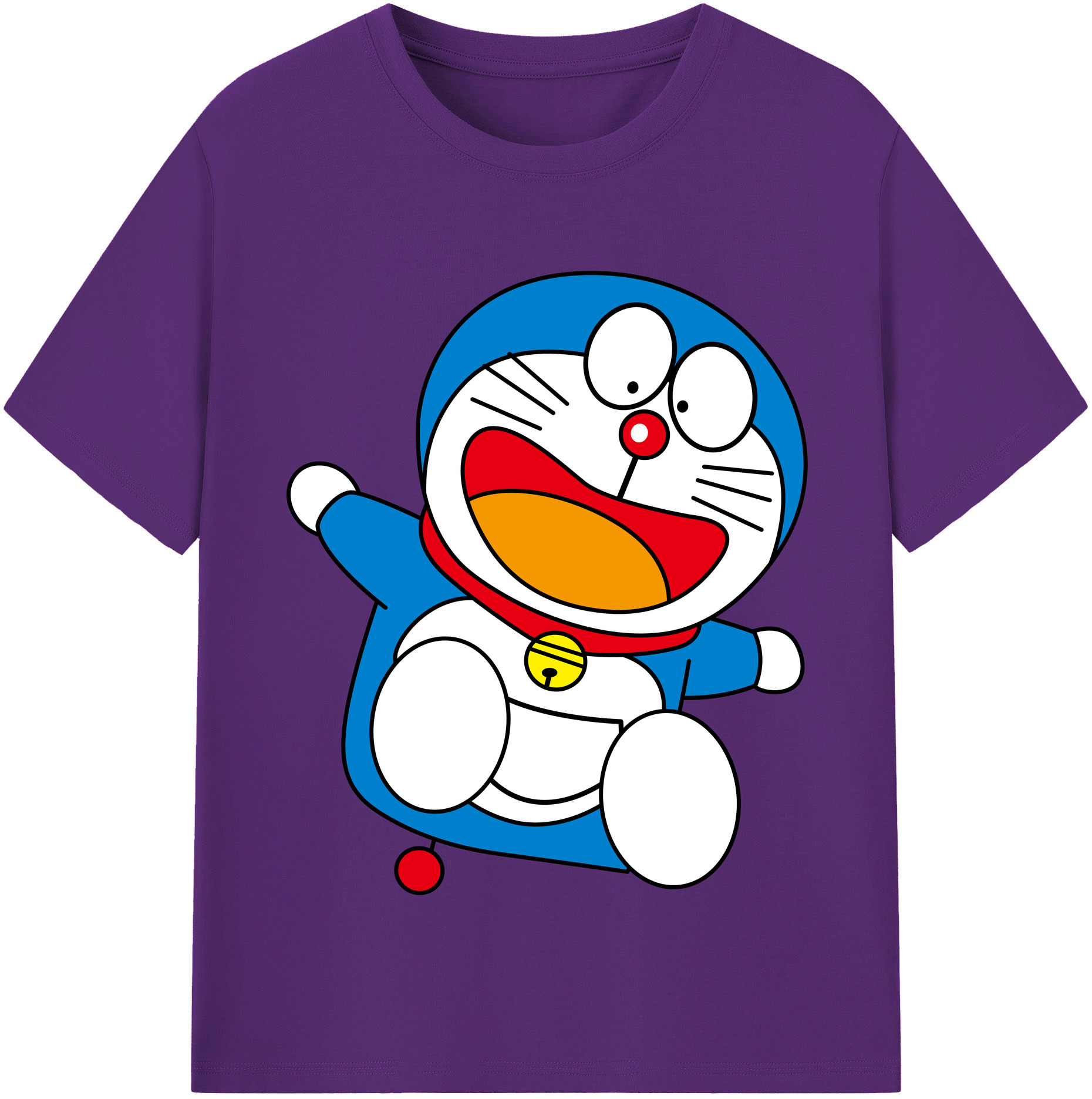（画像用） ドラえもん Doraemon 綿100％半袖Tシャツ（フロントプリント）