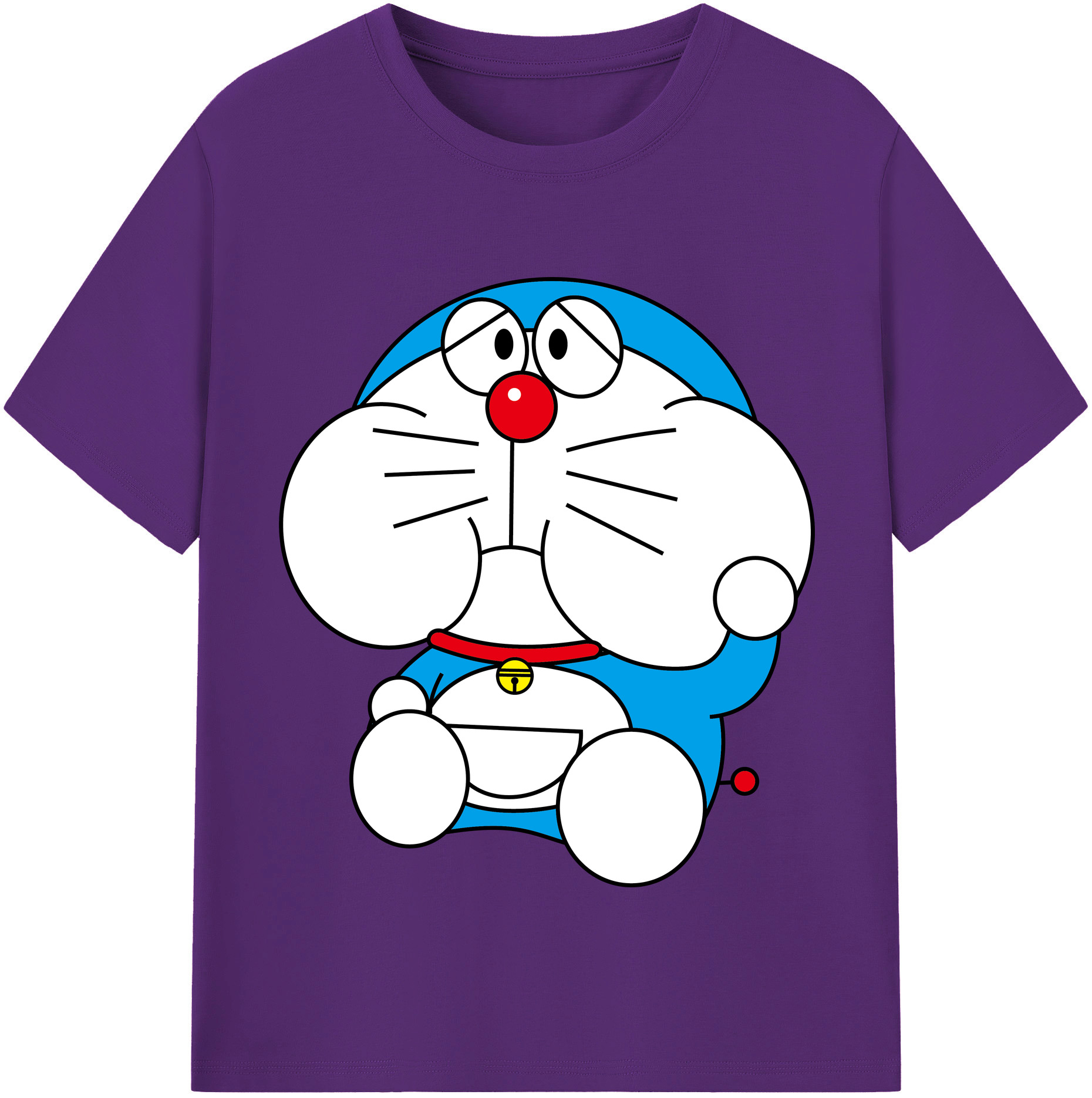 （画像用） ドラえもん Doraemon 綿100％半袖Tシャツ（フロントプリント）