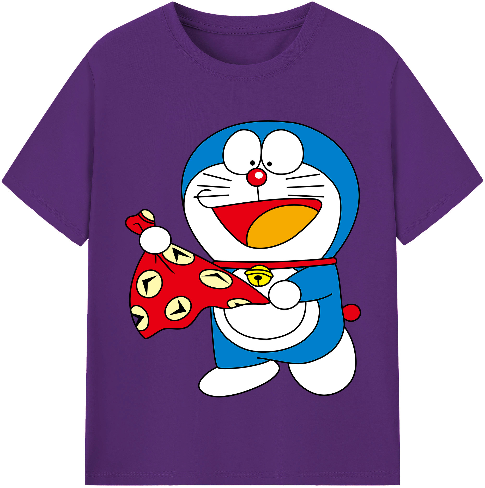 （画像用） ドラえもん Doraemon 綿100％半袖Tシャツ（フロントプリント）