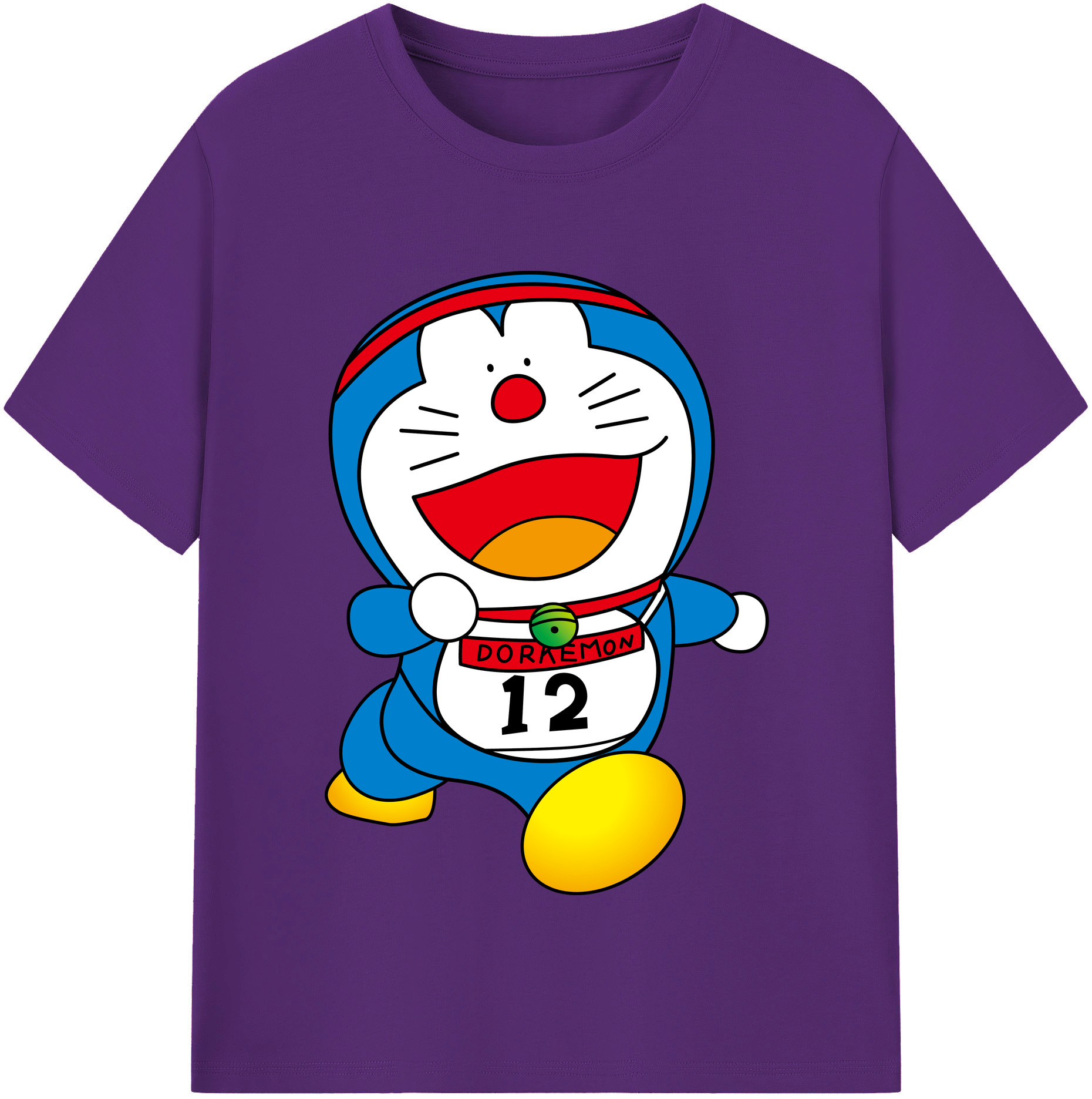 （画像用） ドラえもん Doraemon 綿100％半袖Tシャツ（フロントプリント）