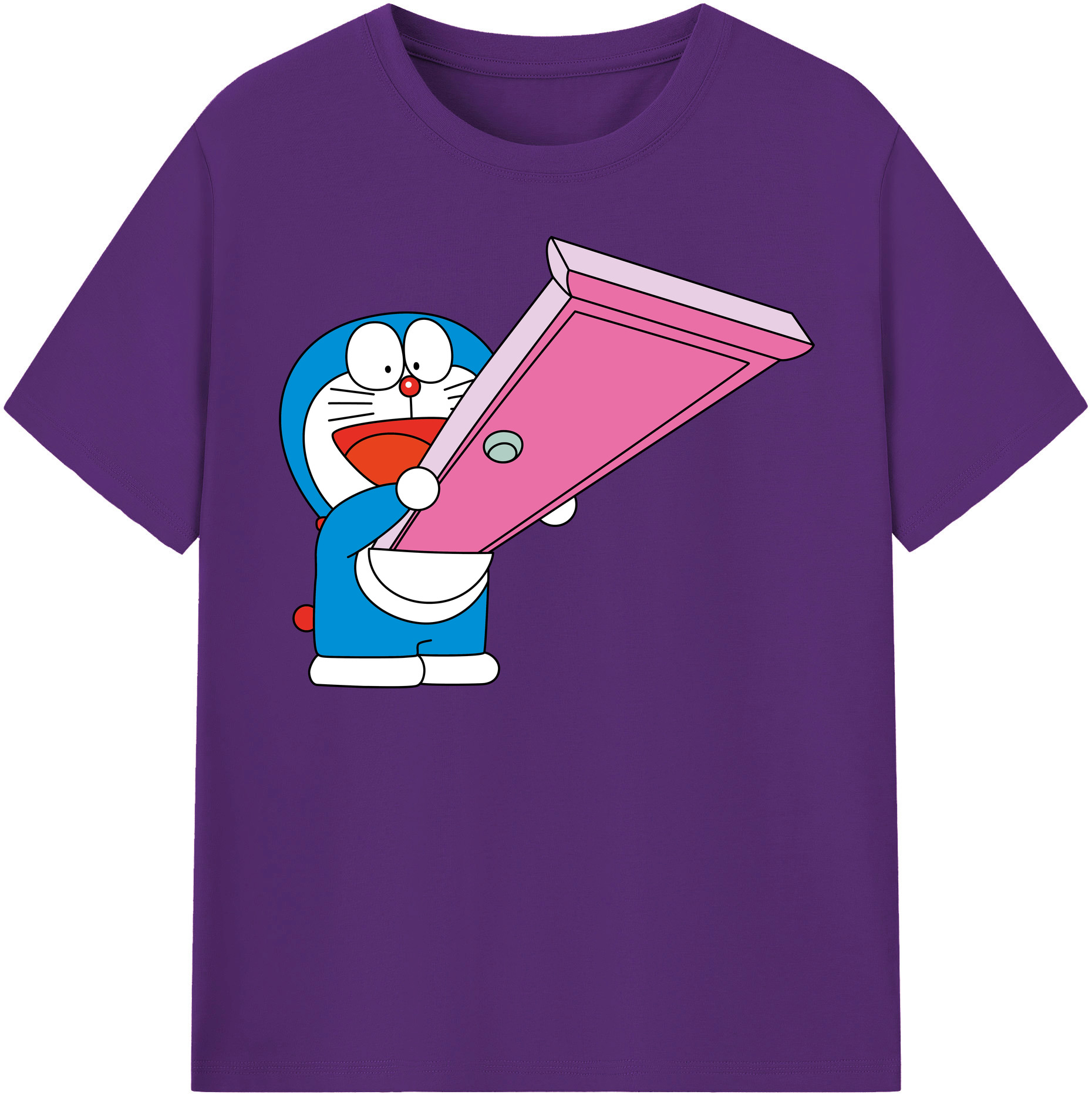 （画像用） ドラえもん Doraemon 綿100％半袖Tシャツ（フロントプリント）