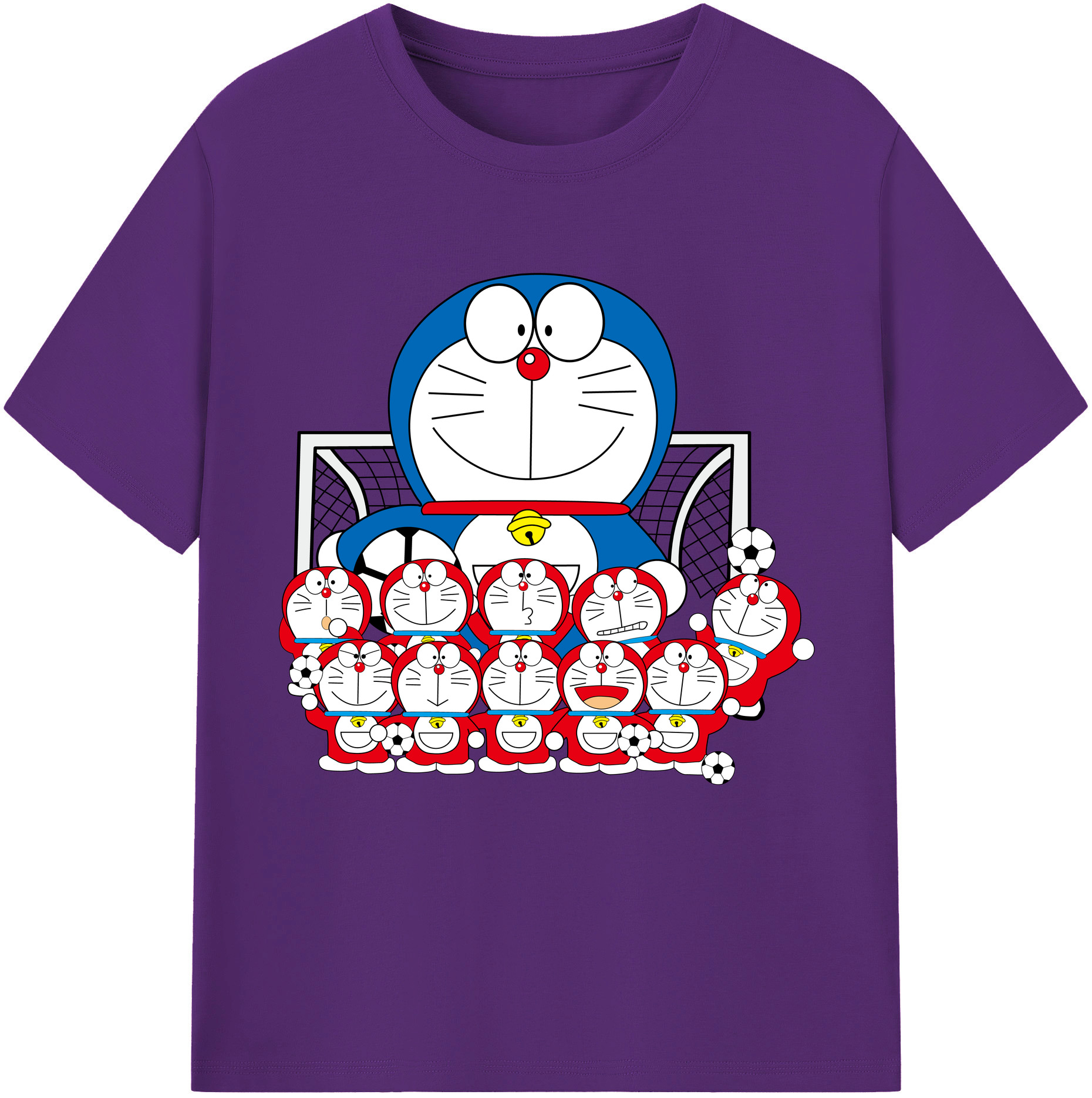 （画像用） ドラえもん Doraemon 綿100％半袖Tシャツ（フロントプリント）