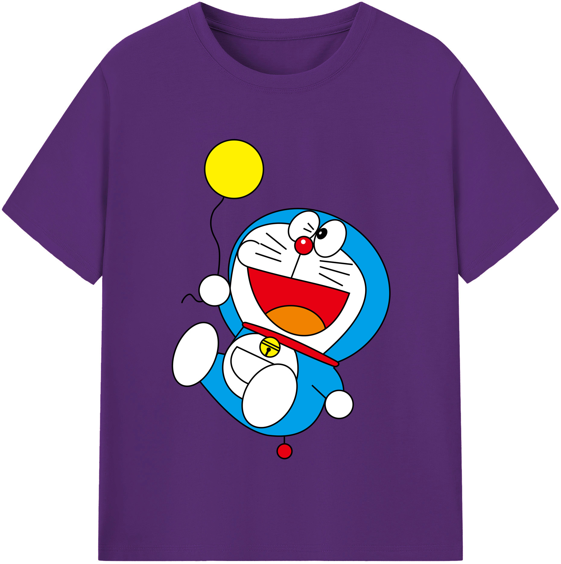 （画像用） ドラえもん Doraemon 綿100％半袖Tシャツ（フロントプリント）
