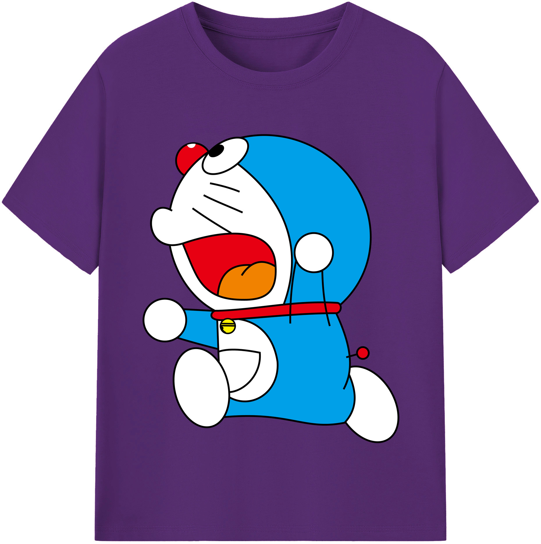 （画像用） ドラえもん Doraemon 綿100％半袖Tシャツ（フロントプリント）