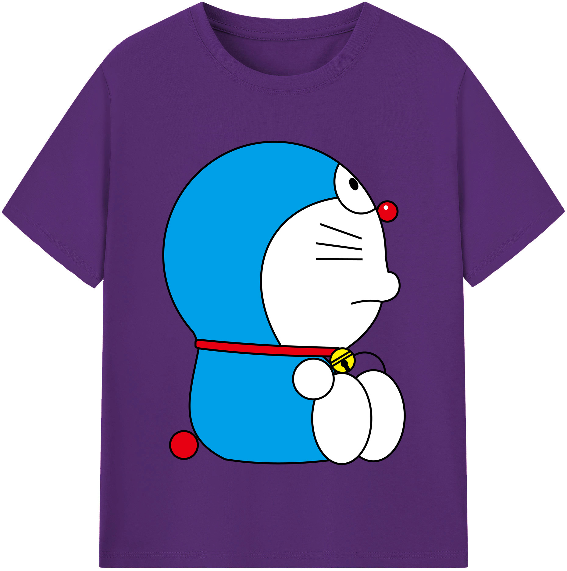 （画像用） ドラえもん Doraemon 綿100％半袖Tシャツ（フロントプリント）
