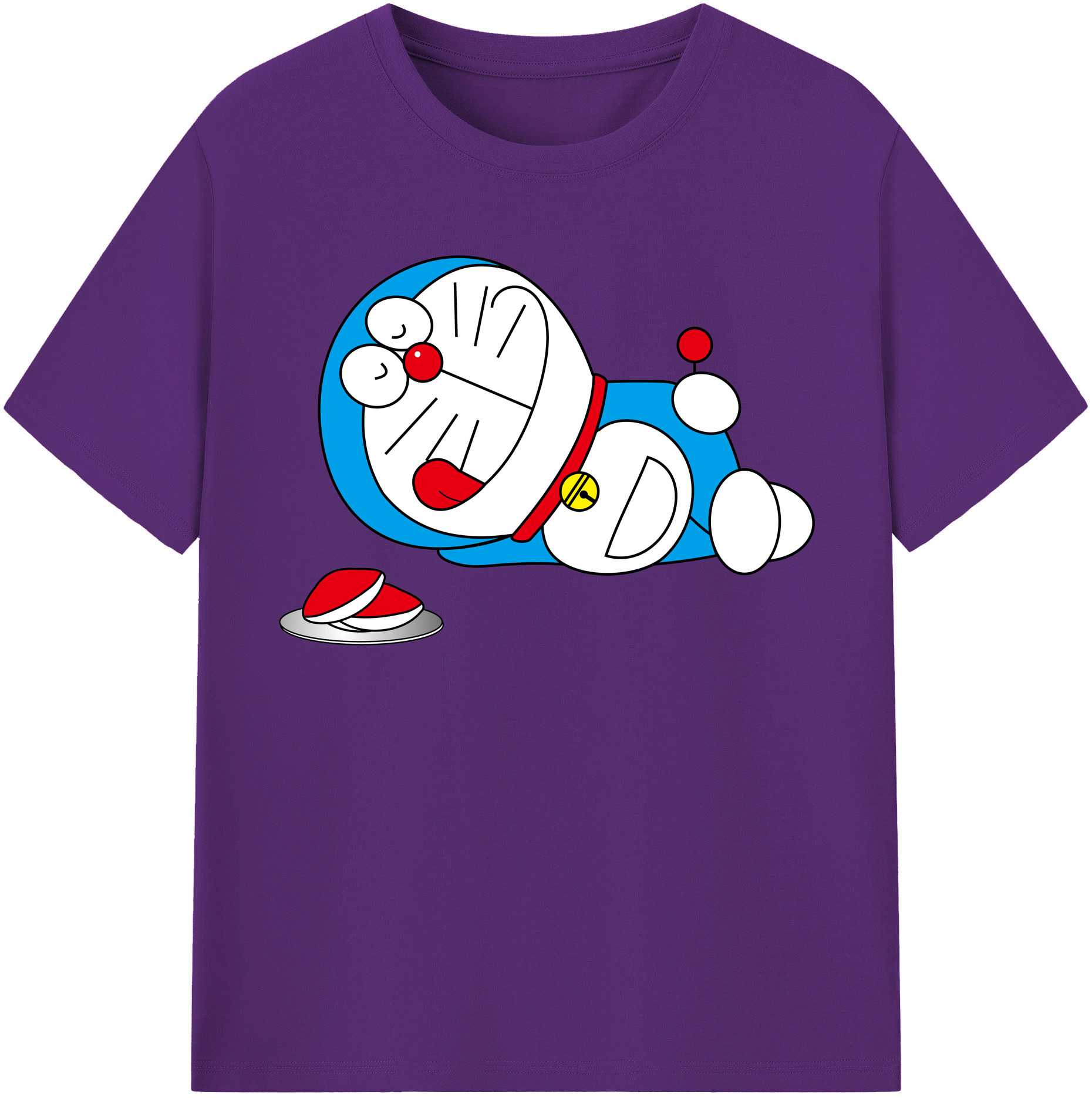 （画像用） ドラえもん Doraemon 綿100％半袖Tシャツ（フロントプリント）