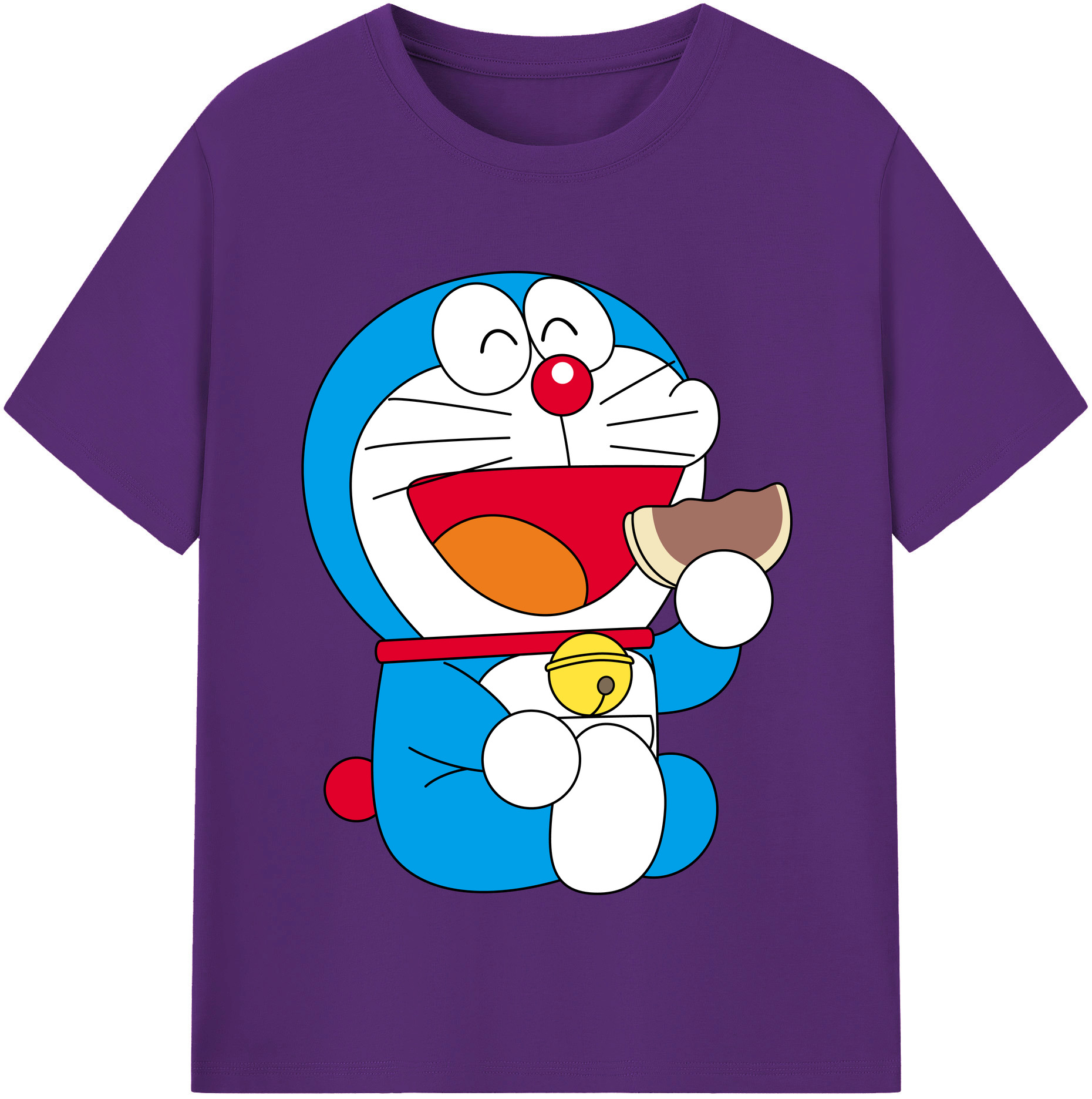 （画像用） ドラえもん Doraemon 綿100％半袖Tシャツ（フロントプリント）