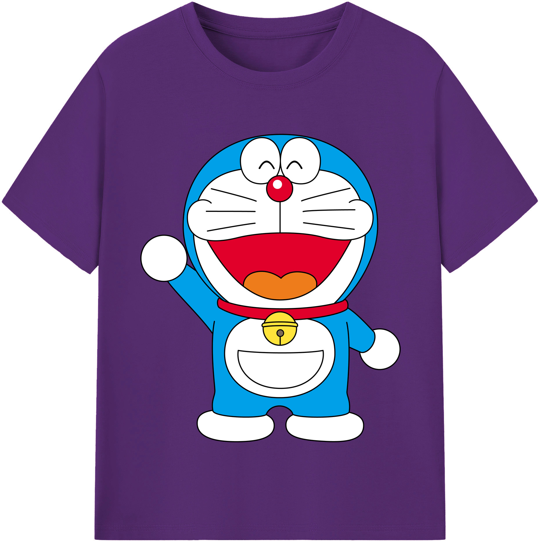 （画像用） ドラえもん Doraemon 綿100％半袖Tシャツ（フロントプリント）