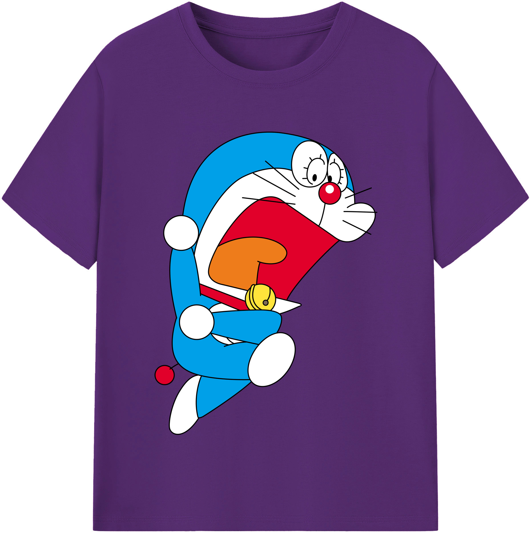 （画像用） ドラえもん Doraemon 綿100％半袖Tシャツ（フロントプリント）