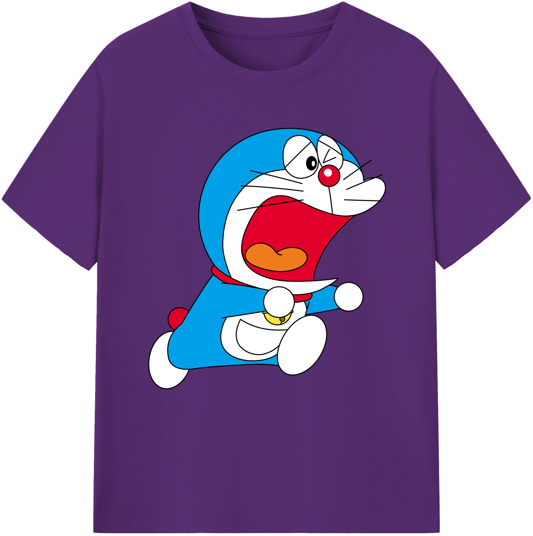（画像用） ドラえもん Doraemon 綿100％半袖Tシャツ（フロントプリント）