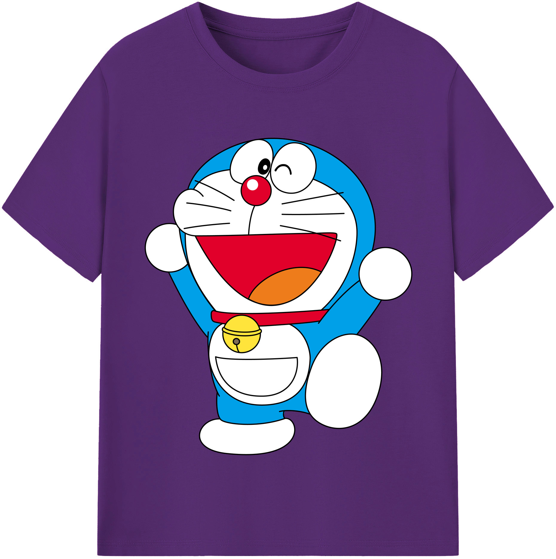 （画像用） ドラえもん Doraemon 綿100％半袖Tシャツ（フロントプリント）