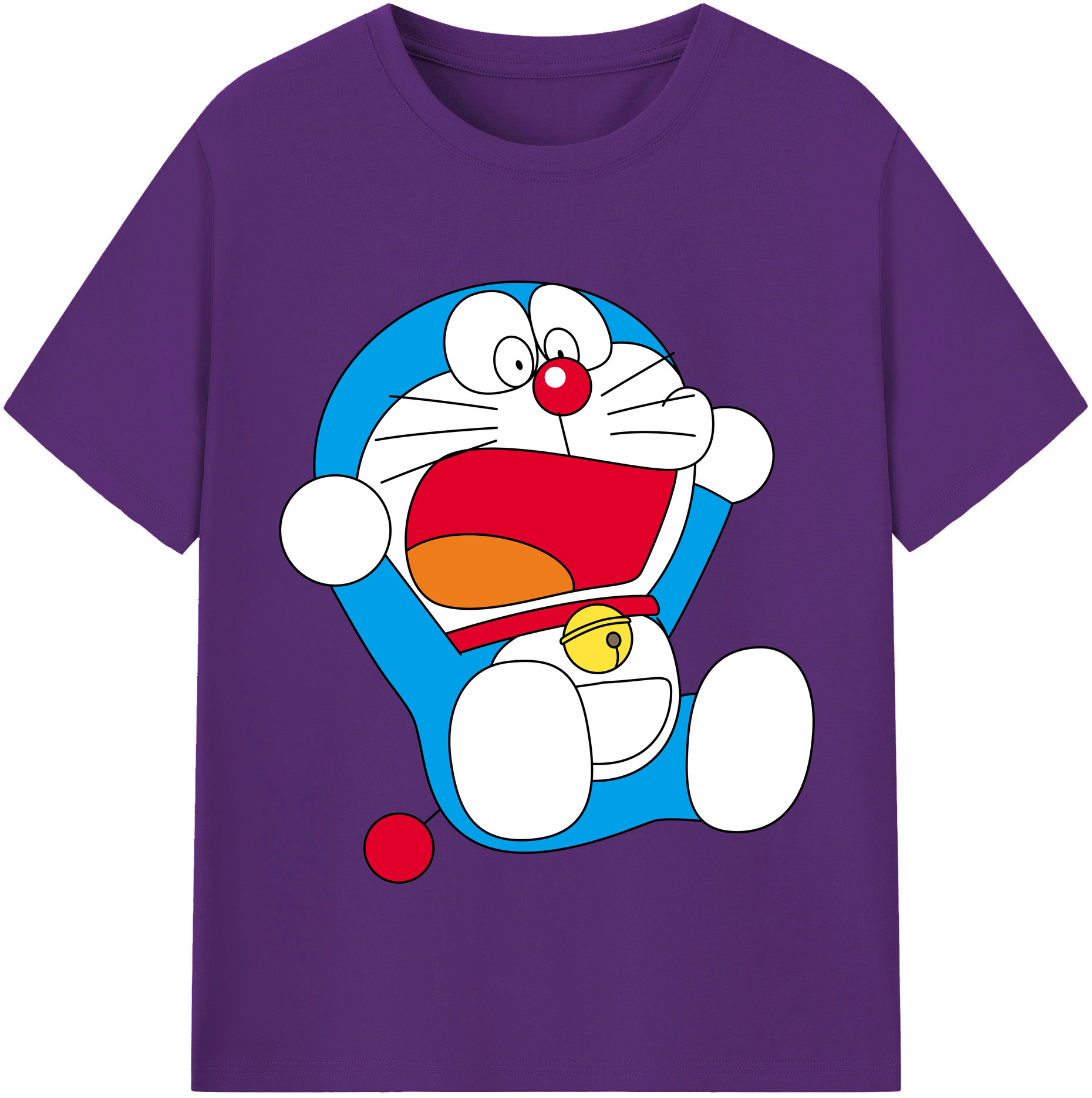 （画像用） ドラえもん Doraemon 綿100％半袖Tシャツ（フロントプリント）