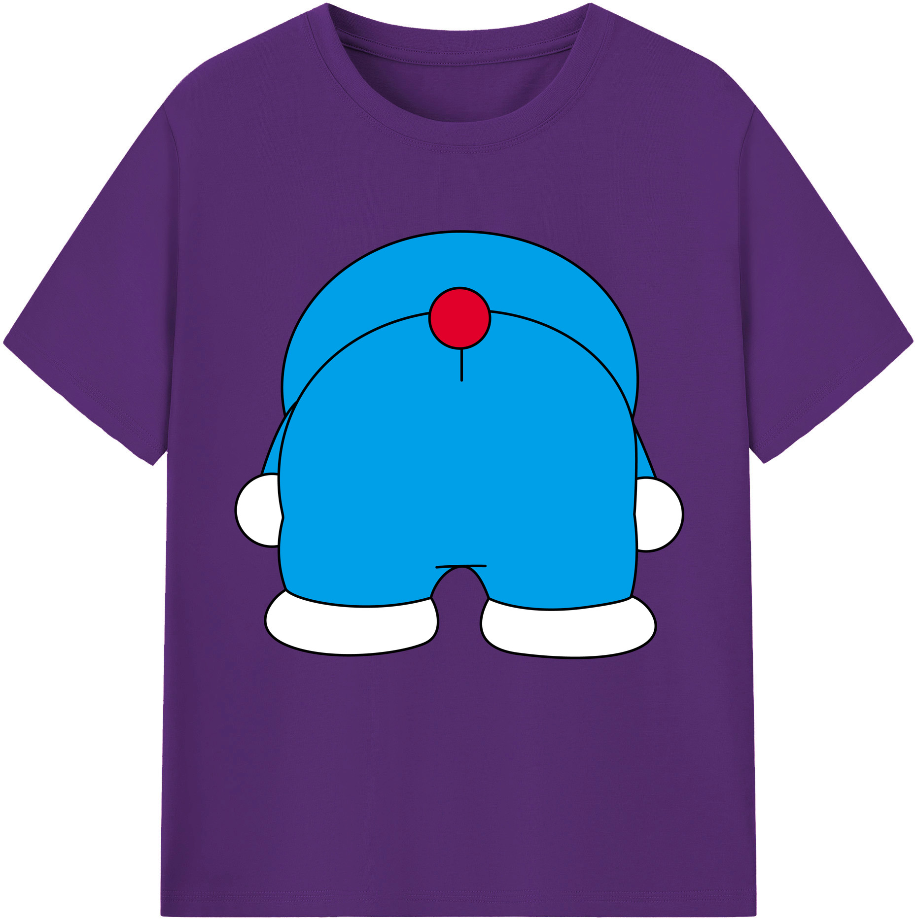 （画像用） ドラえもん Doraemon 綿100％半袖Tシャツ（フロントプリント）