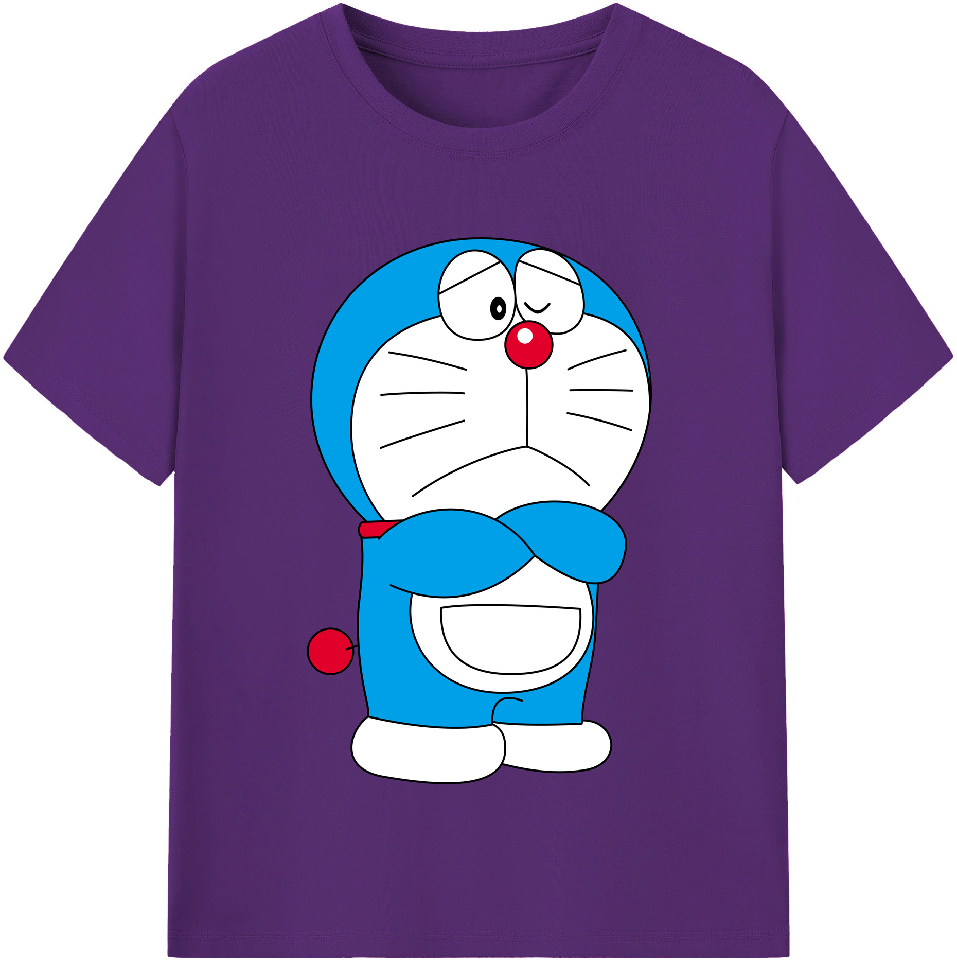 （画像用） ドラえもん Doraemon 綿100％半袖Tシャツ（フロントプリント）