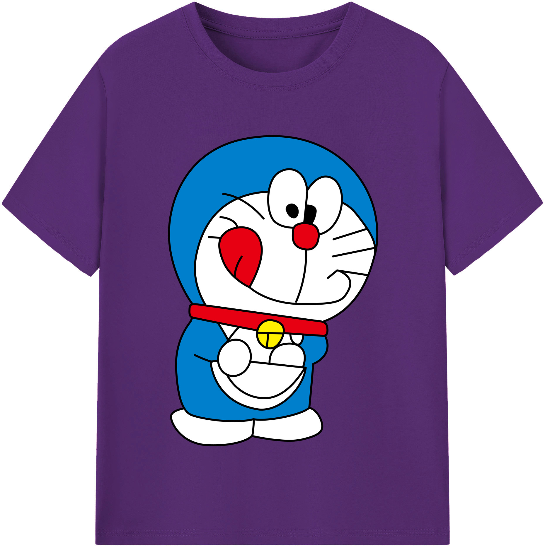 （画像用） ドラえもん Doraemon 綿100％半袖Tシャツ（フロントプリント）