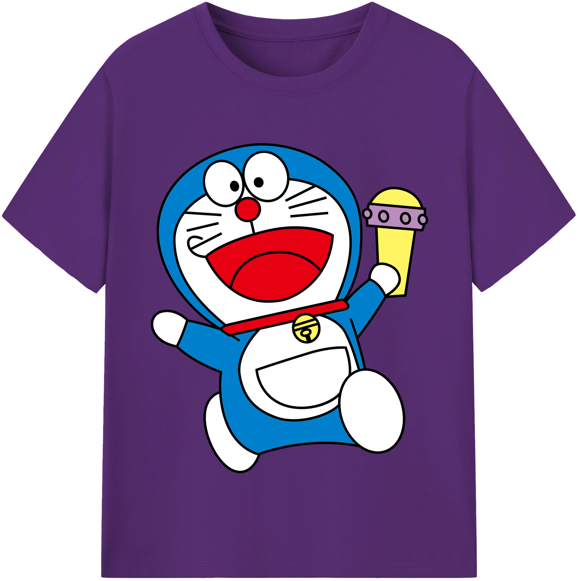 （画像用） ドラえもん Doraemon 綿100％半袖Tシャツ（フロントプリント）