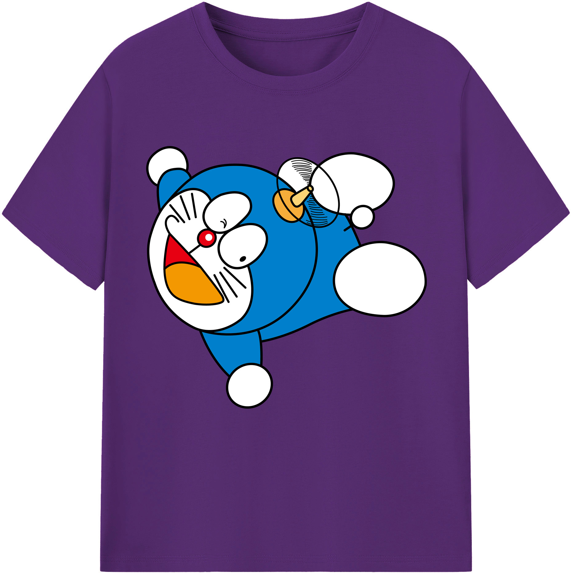 （画像用） ドラえもん Doraemon 綿100％半袖Tシャツ（フロントプリント）