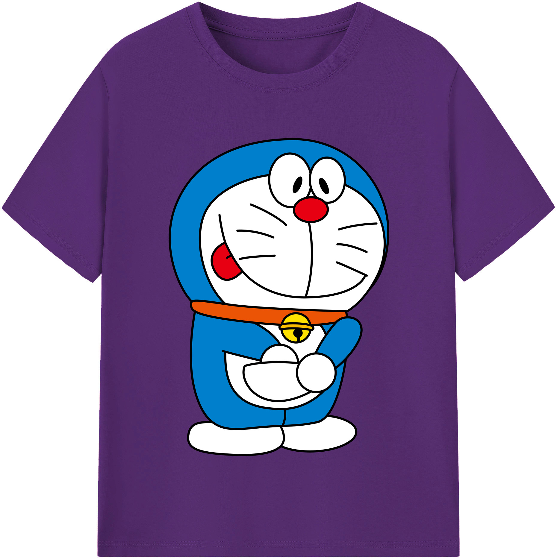 （画像用） ドラえもん Doraemon 綿100％半袖Tシャツ（フロントプリント）