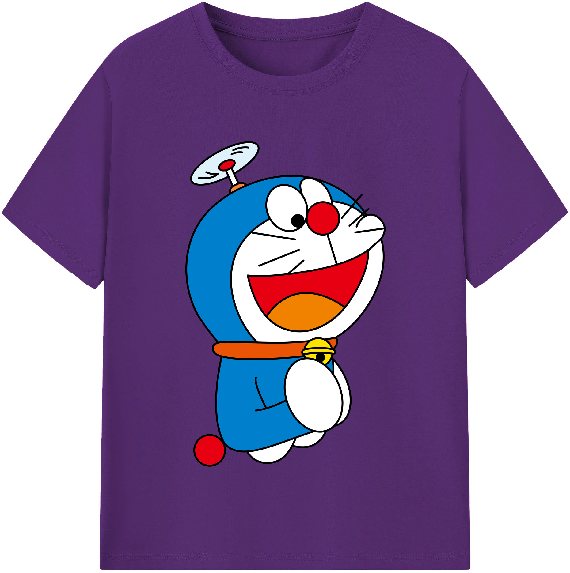 （画像用） ドラえもん Doraemon 綿100％半袖Tシャツ（フロントプリント）