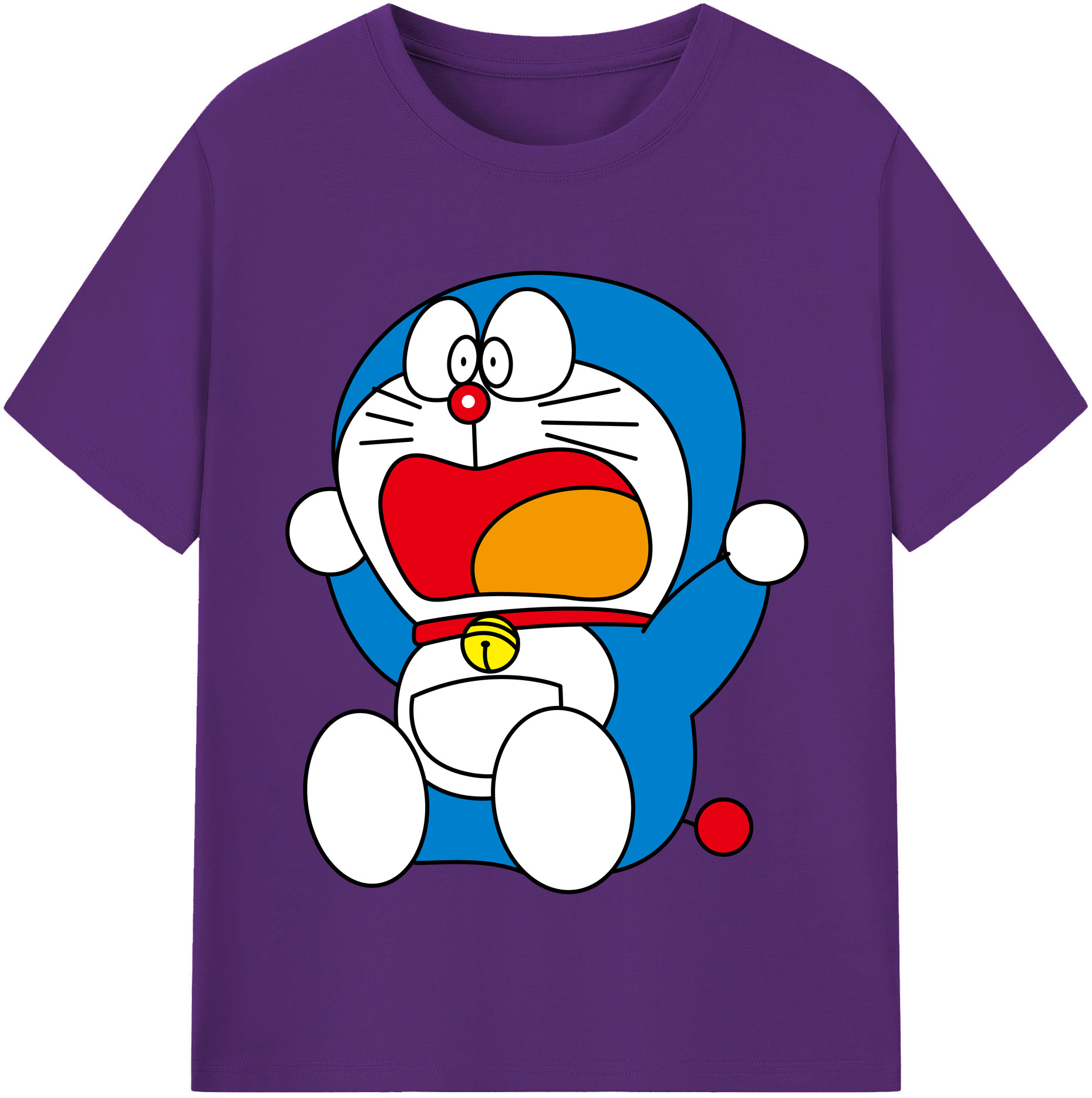 （画像用） ドラえもん Doraemon 綿100％半袖Tシャツ（フロントプリント）