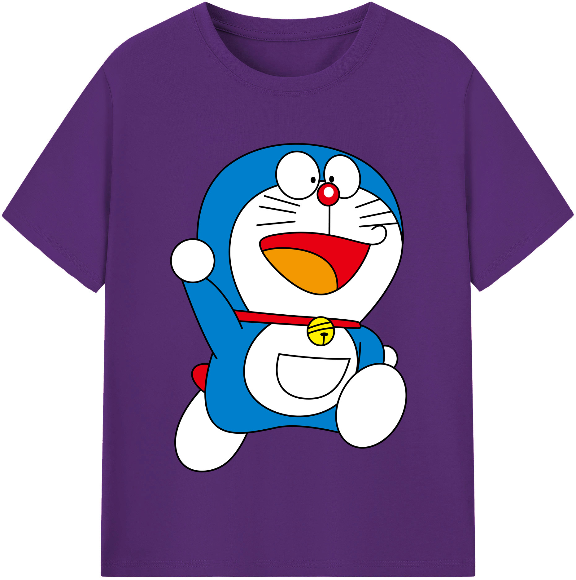 （画像用） ドラえもん Doraemon 綿100％半袖Tシャツ（フロントプリント）