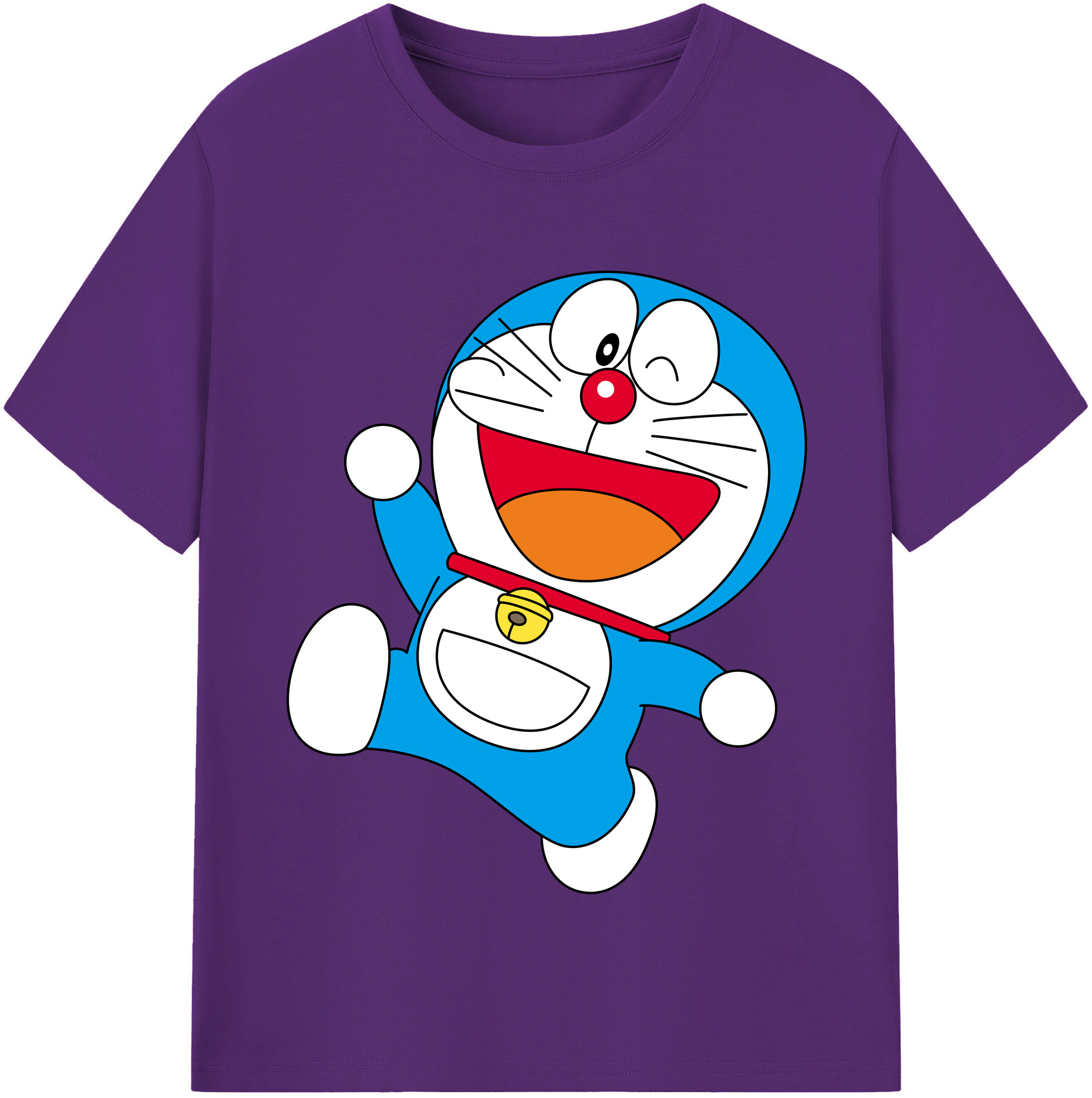 （画像用） ドラえもん Doraemon 綿100％半袖Tシャツ（フロントプリント）