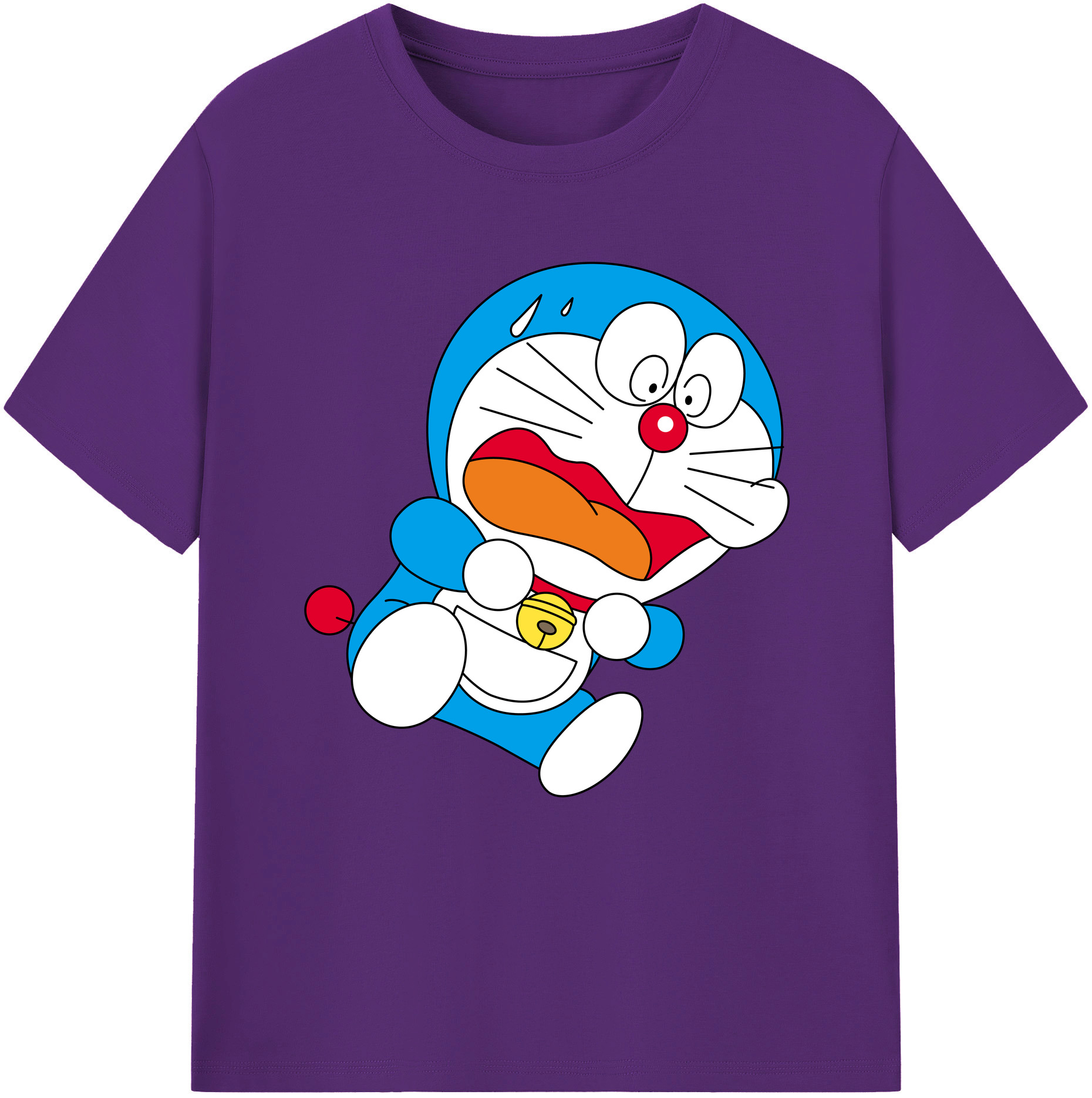 （画像用） ドラえもん Doraemon 綿100％半袖Tシャツ（フロントプリント）