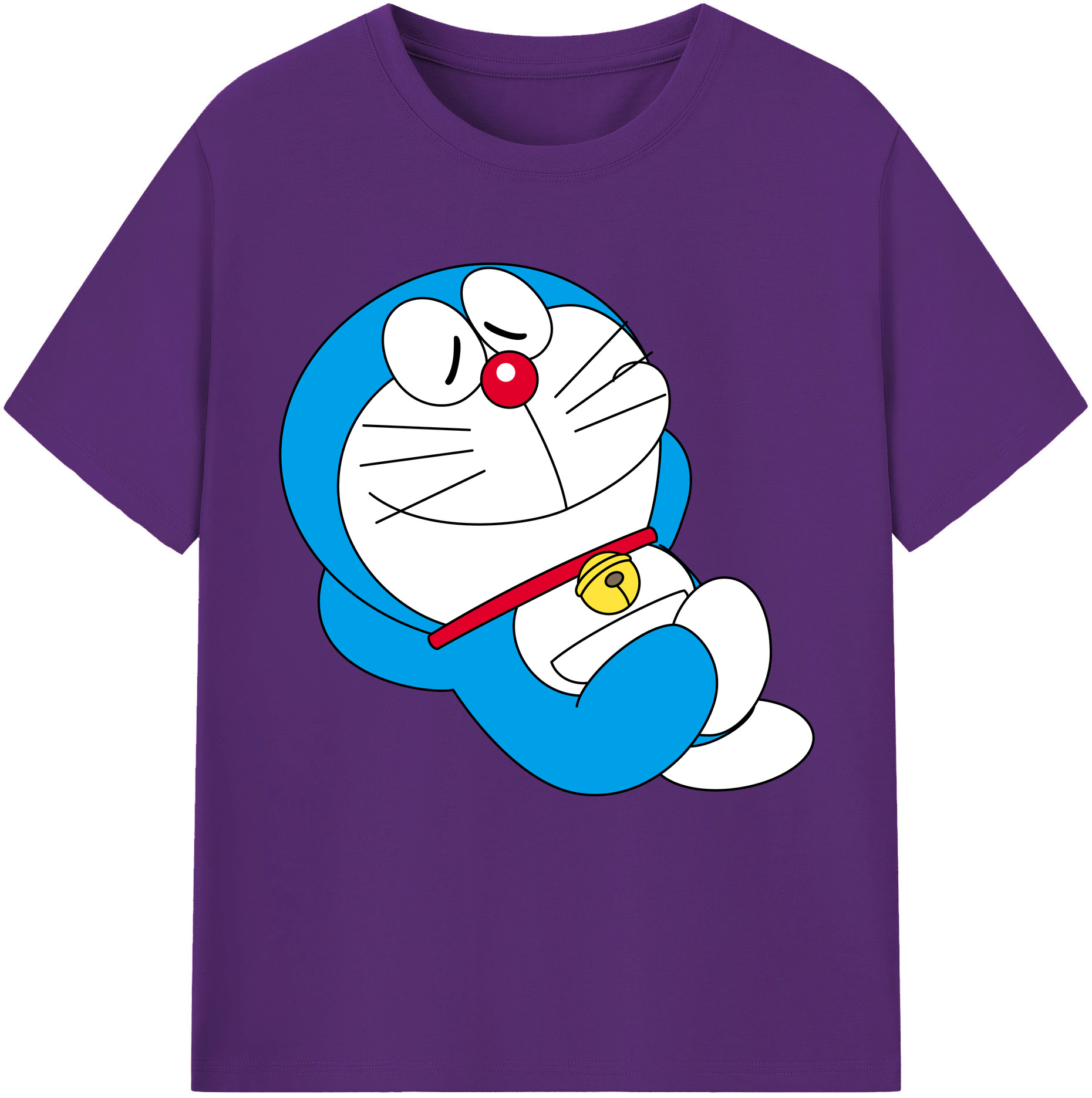 （画像用） ドラえもん Doraemon 綿100％半袖Tシャツ（フロントプリント）