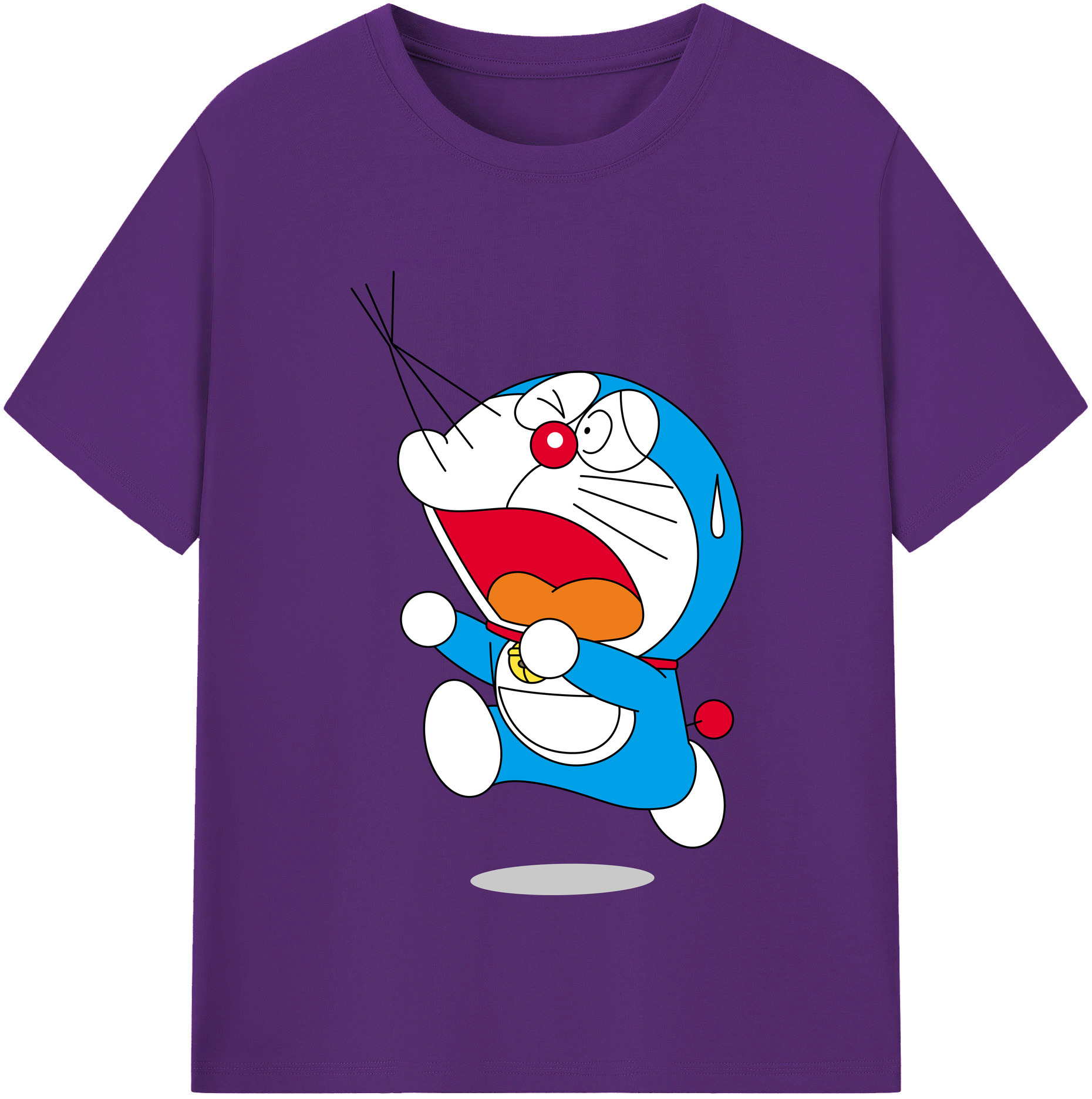 （画像用） ドラえもん Doraemon 綿100％半袖Tシャツ（フロントプリント）