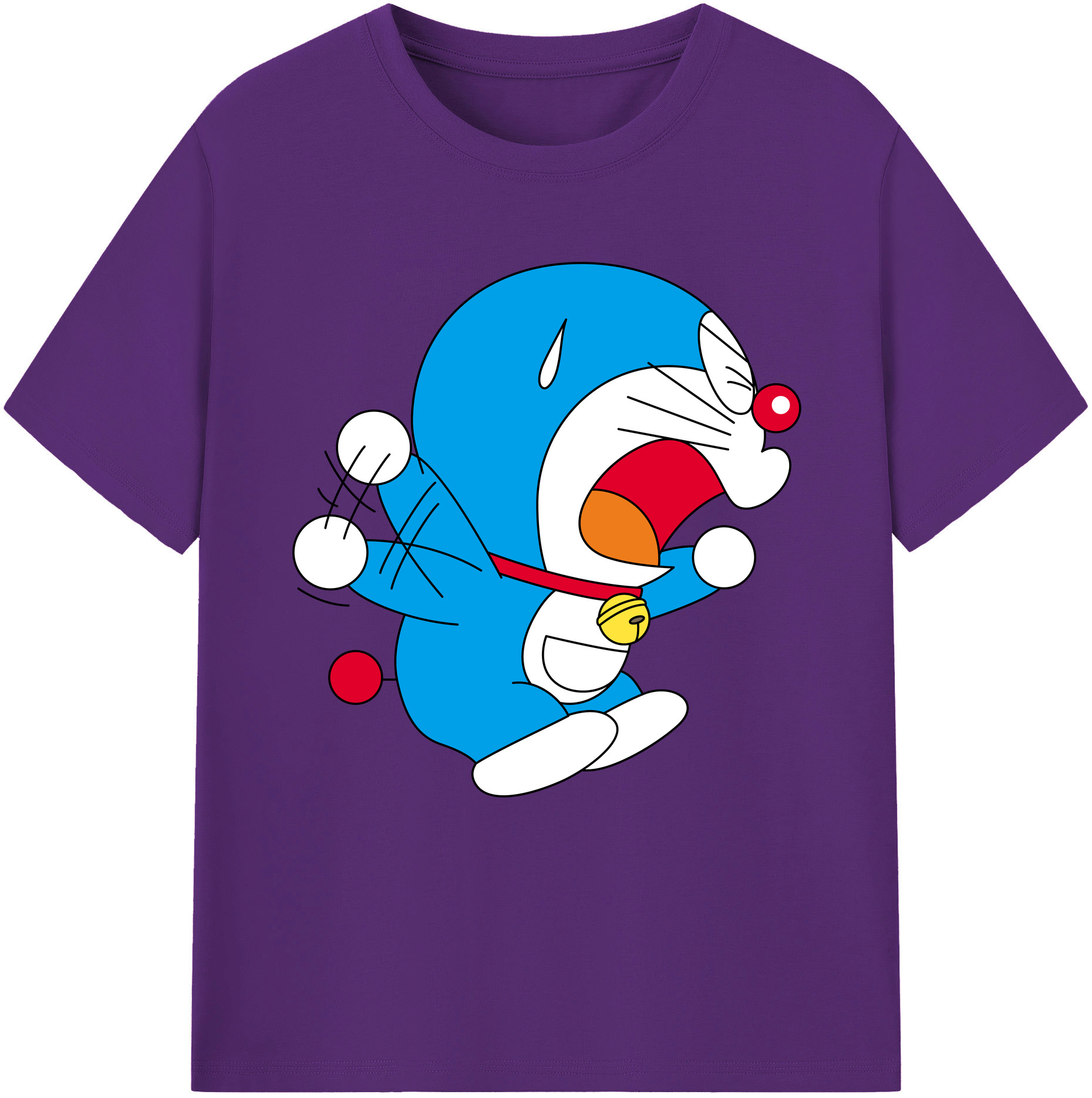 （画像用） ドラえもん Doraemon 綿100％半袖Tシャツ（フロントプリント）