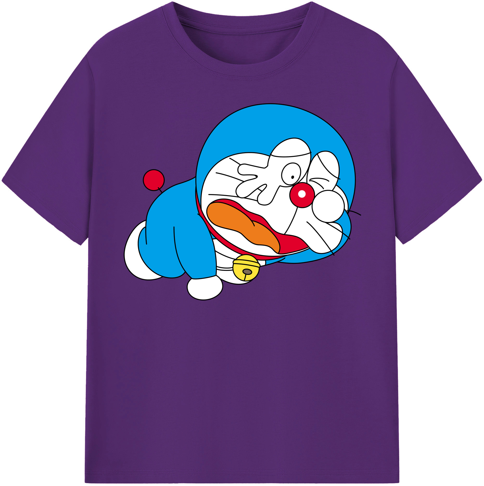 （画像用） ドラえもん Doraemon 綿100％半袖Tシャツ（フロントプリント）