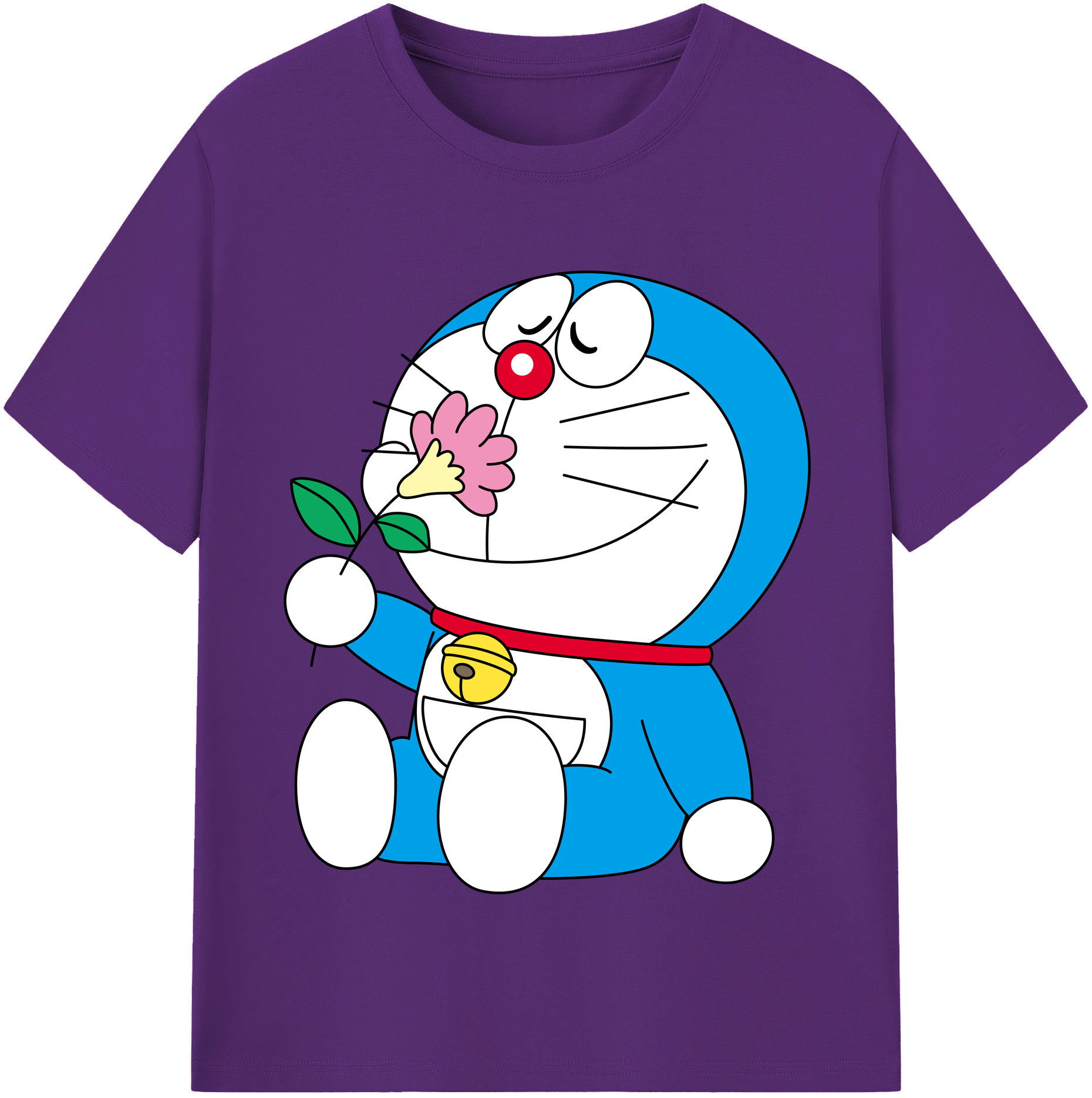 （画像用） ドラえもん Doraemon 綿100％半袖Tシャツ（フロントプリント）