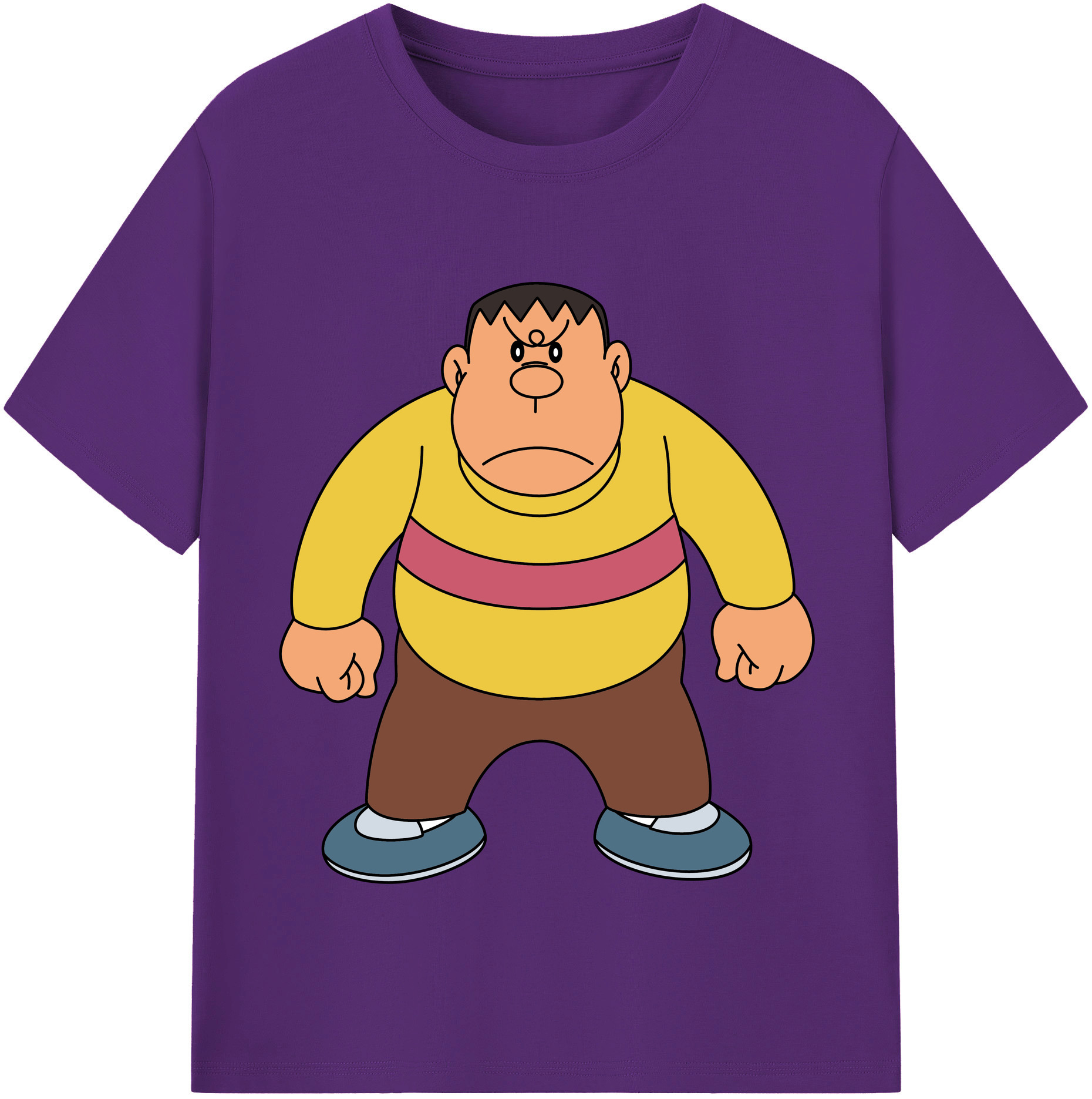 （画像用） ドラえもん 剛田武 Doraemon Gouta Takeshi 綿100％半袖Tシャツ（フロントプリント）