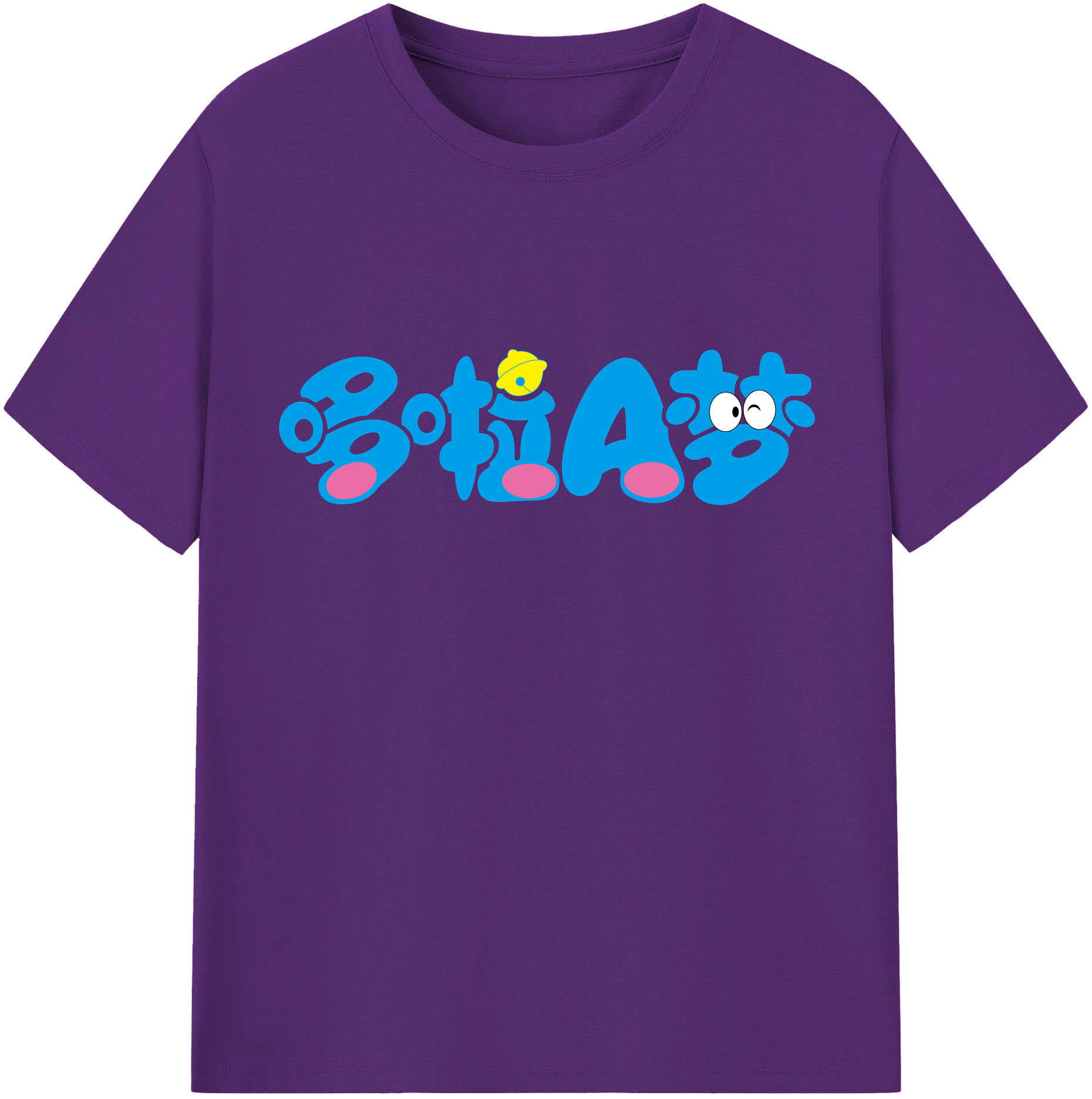（画像用） ドラえもん Doraemon 綿100％半袖Tシャツ（フロントプリント）