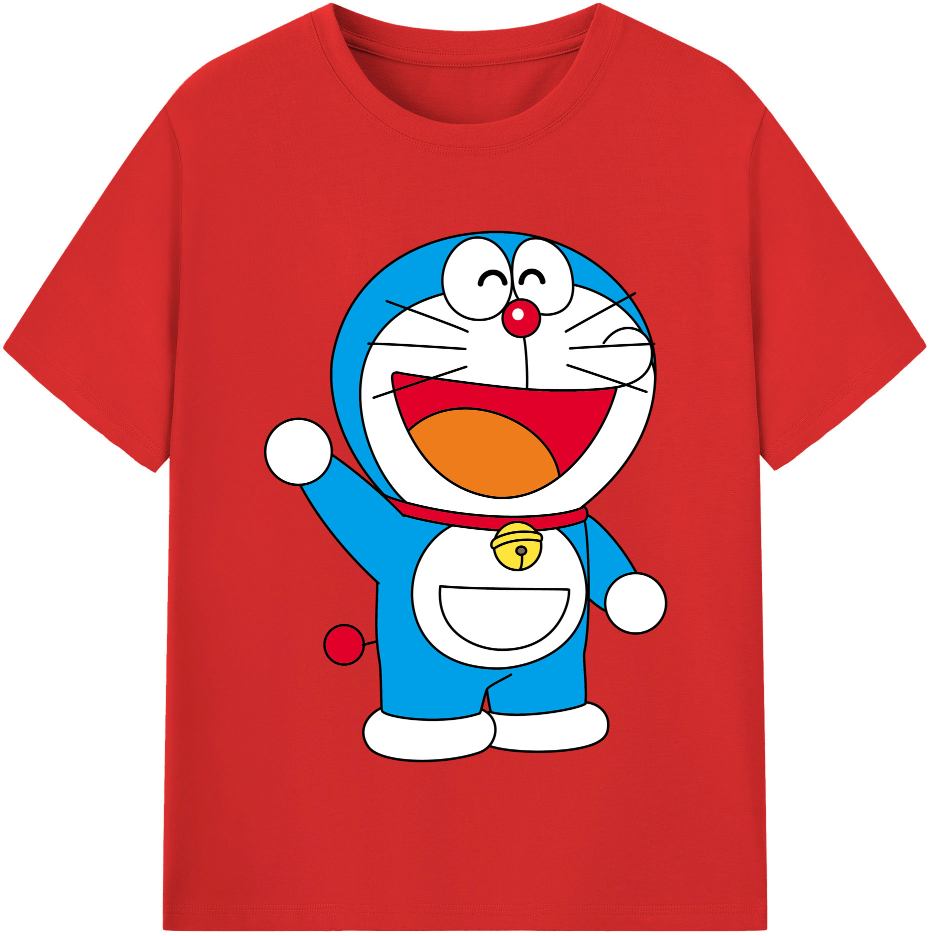 （画像用） ドラえもん Doraemon 綿100％半袖Tシャツ（フロントプリント）