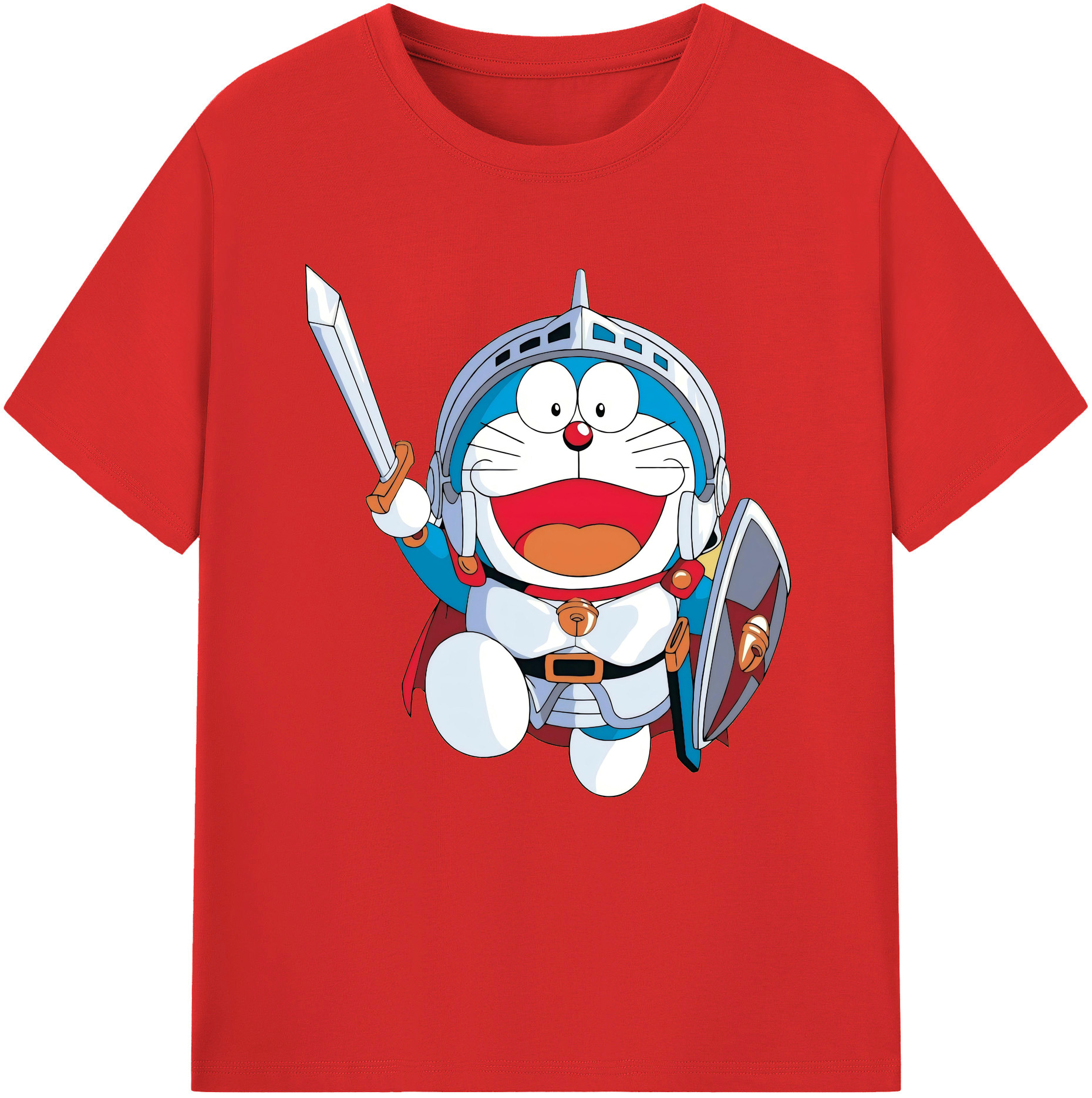 （画像用） ドラえもん Doraemon 綿100％半袖Tシャツ（フロントプリント）