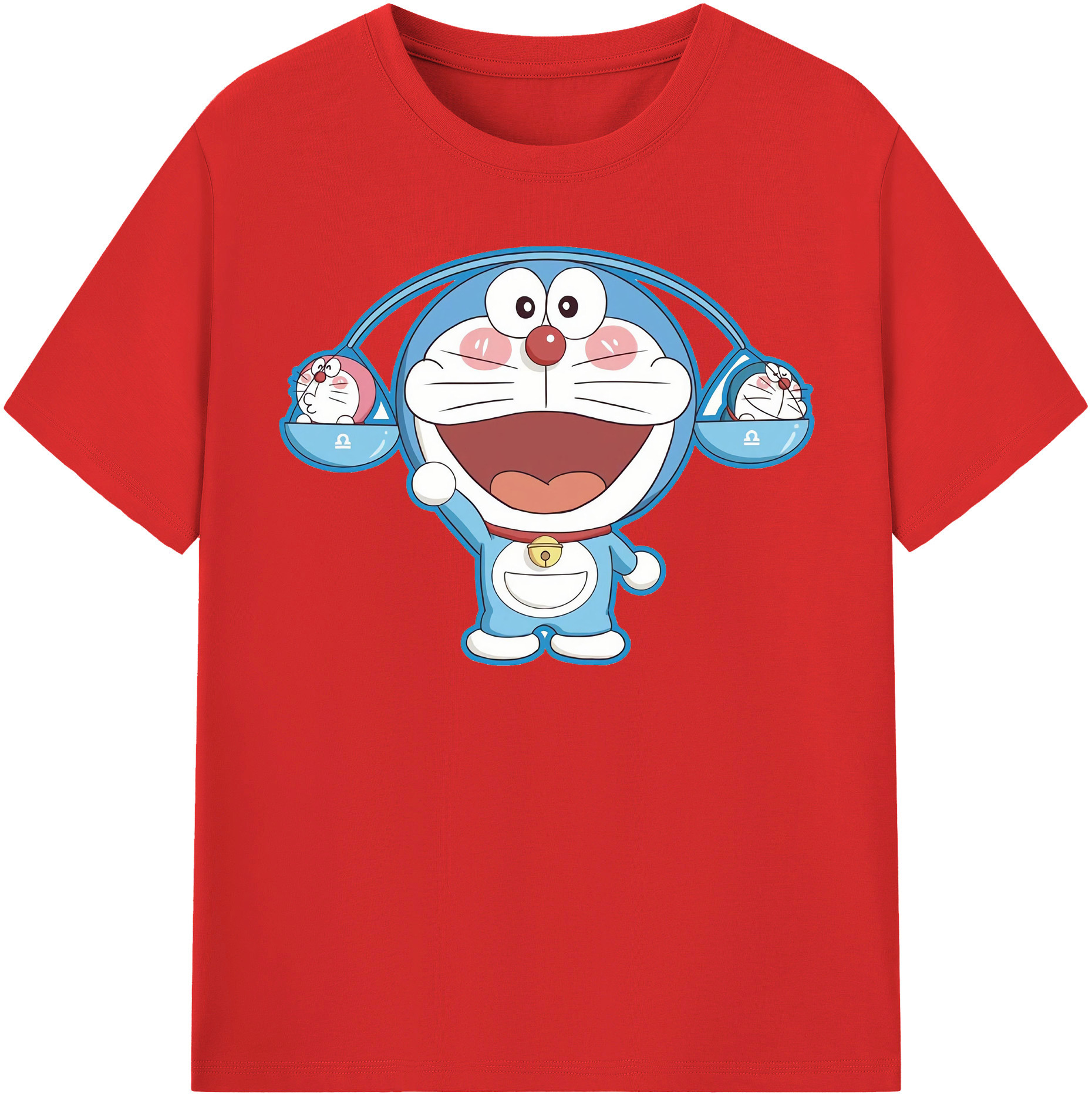 （画像用） ドラえもん Doraemon 綿100％半袖Tシャツ（フロントプリント）