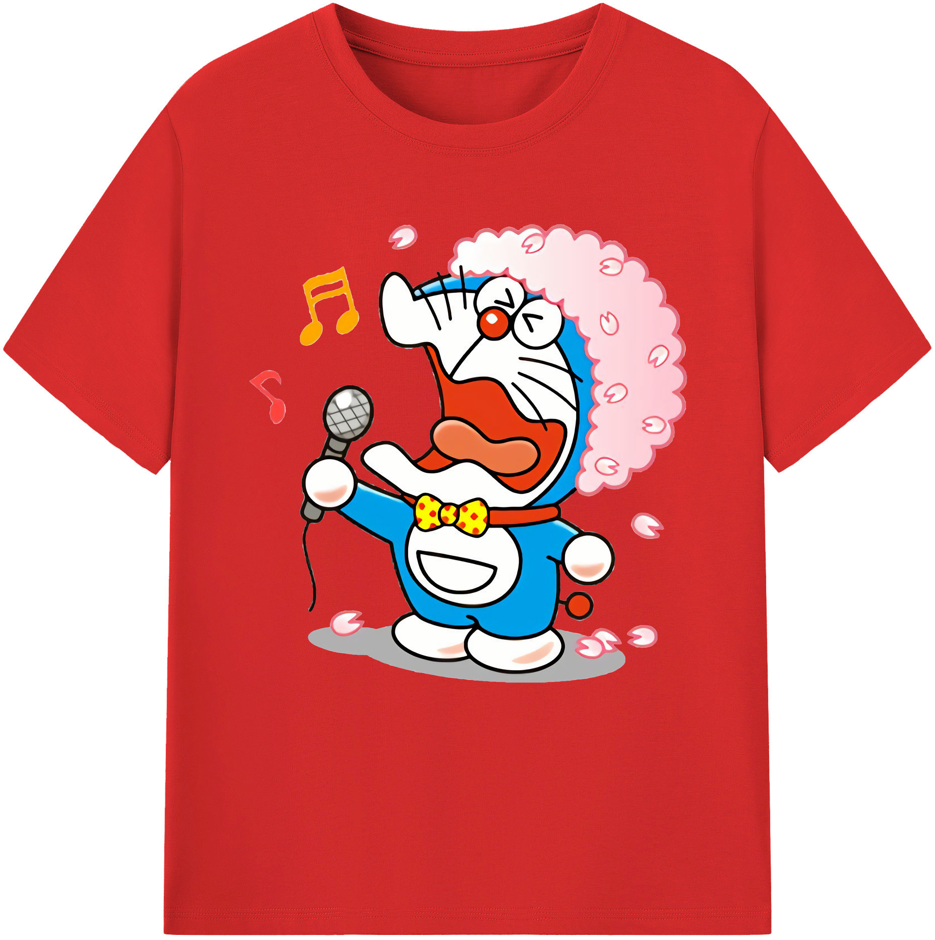 （画像用） ドラえもん Doraemon 綿100％半袖Tシャツ（フロントプリント）