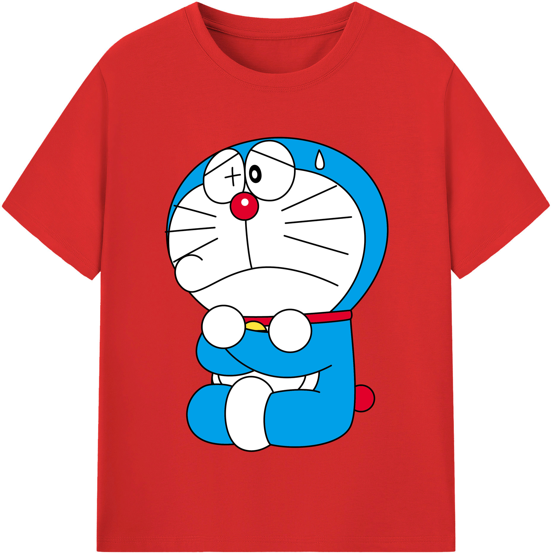 （画像用） ドラえもん Doraemon 綿100％半袖Tシャツ（フロントプリント）